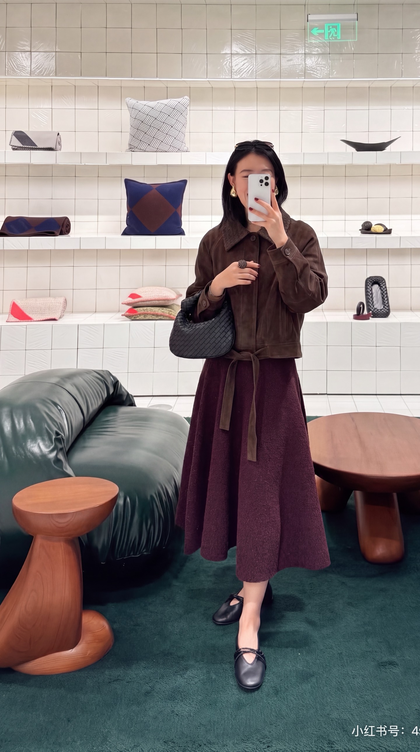 Bott 26fw suede leather jacket