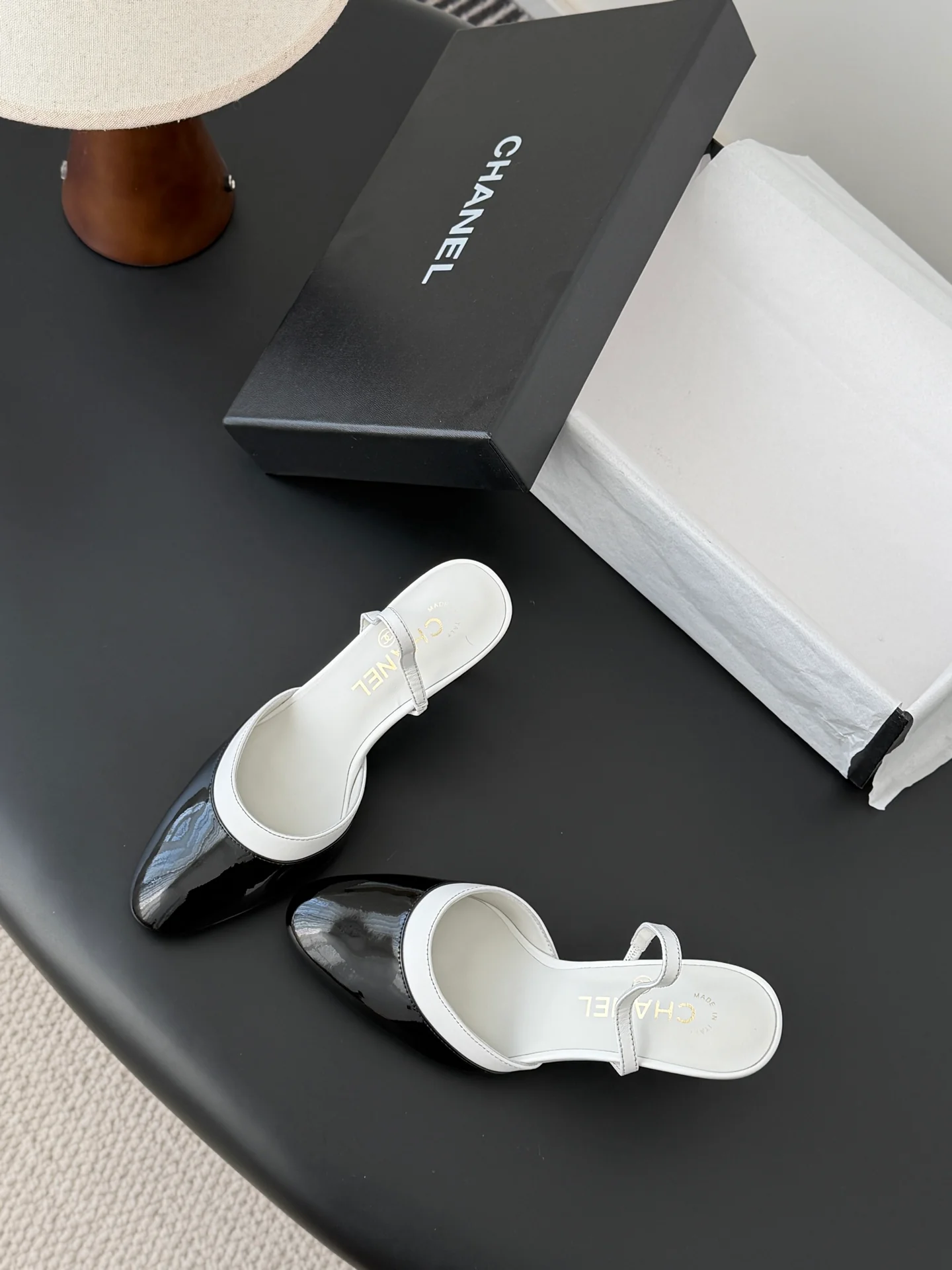 Chan 26ss mary jane slingback heel