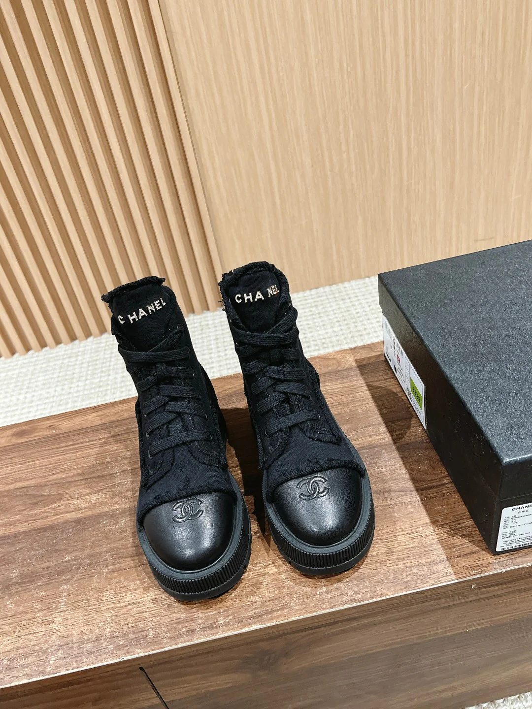 Chan 25fw ankle boots