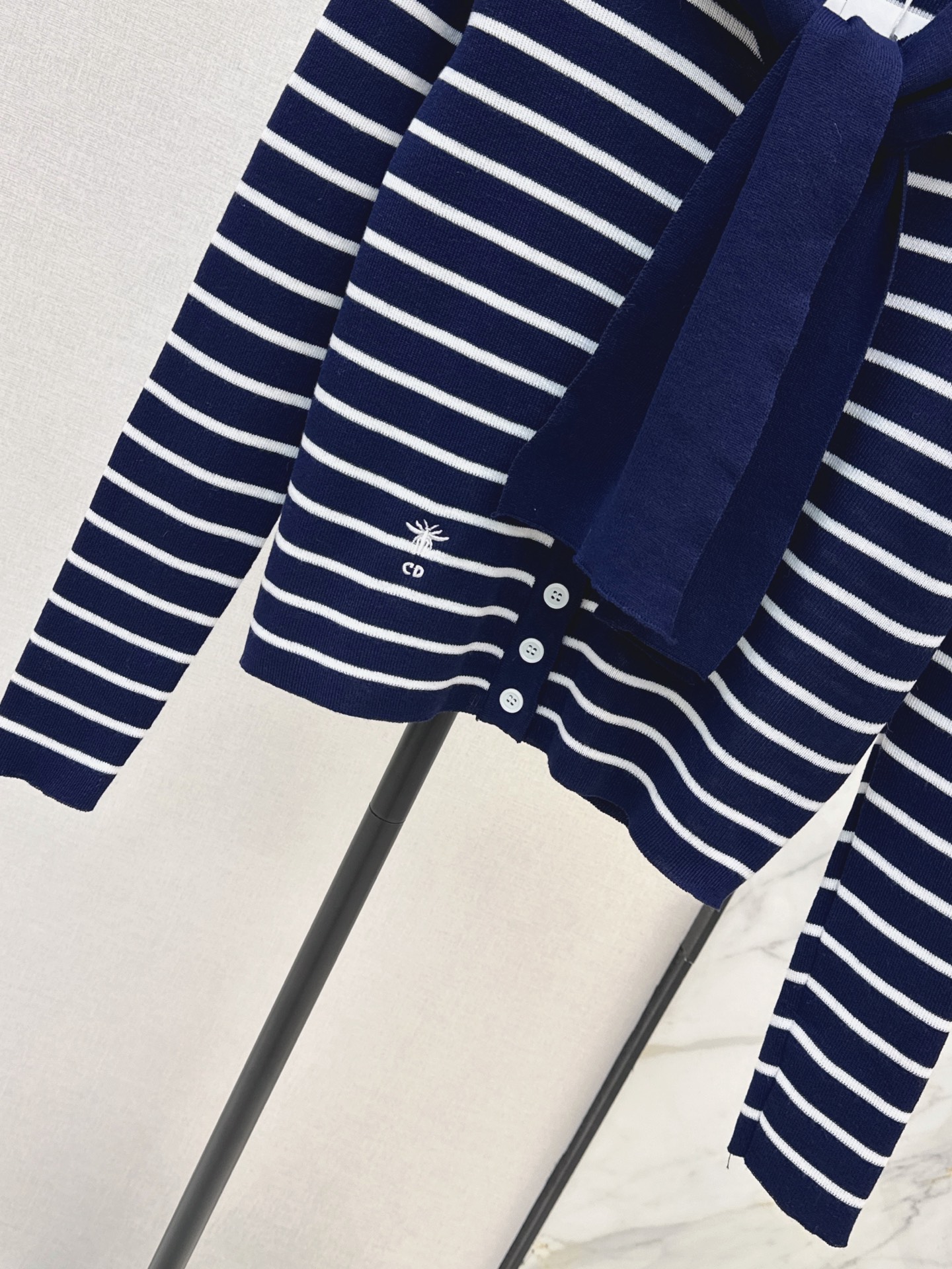 CD 26fw stripe knit cardigan