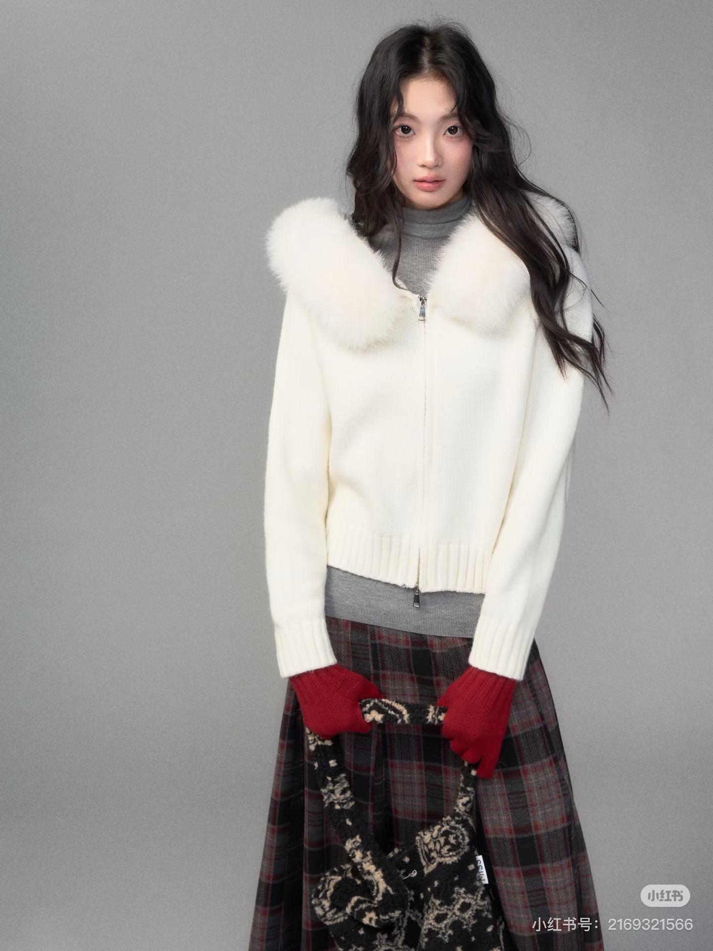 Monc 26fw hooded knit jacket
