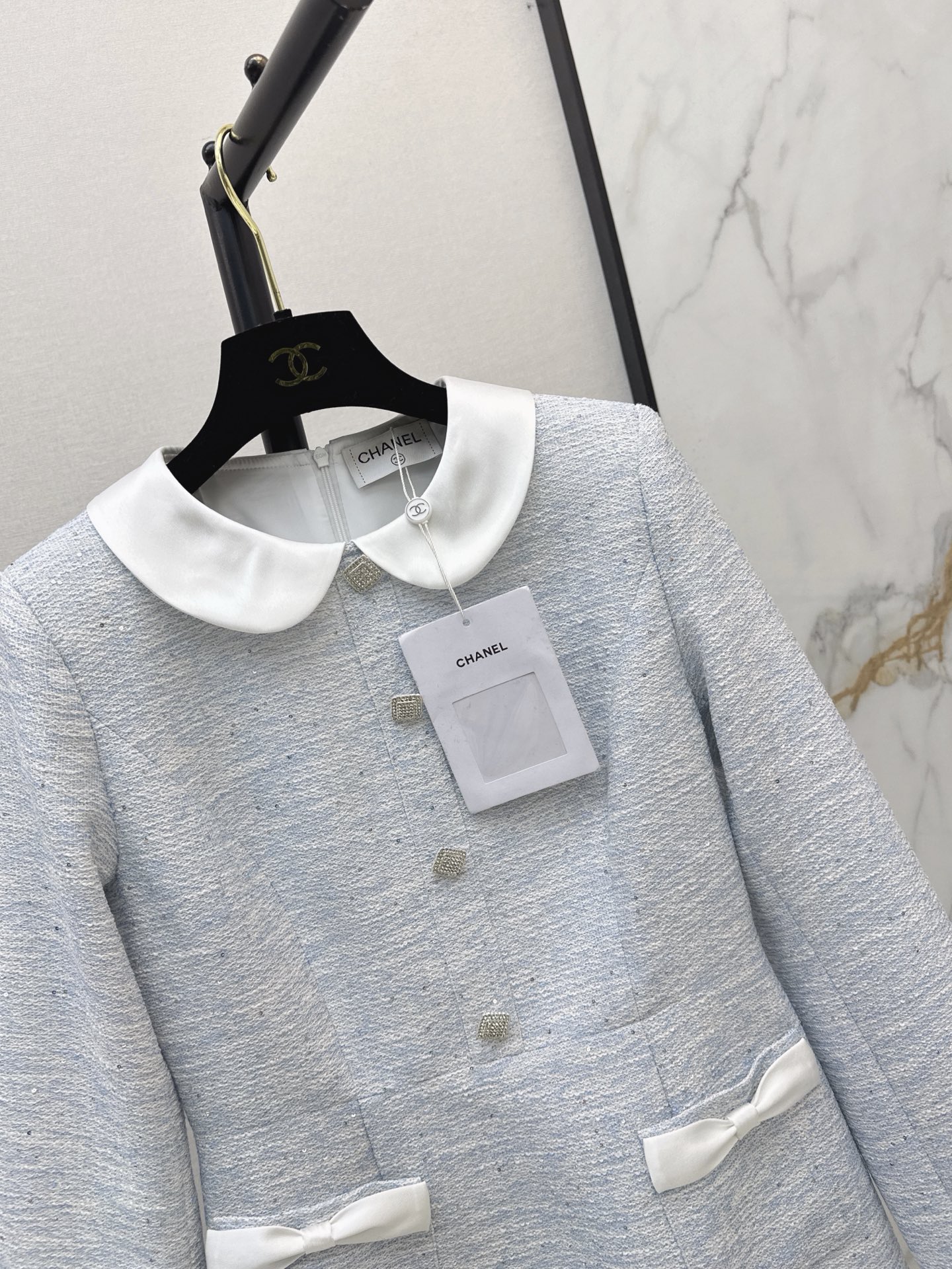 Chan 26fw tweed dress