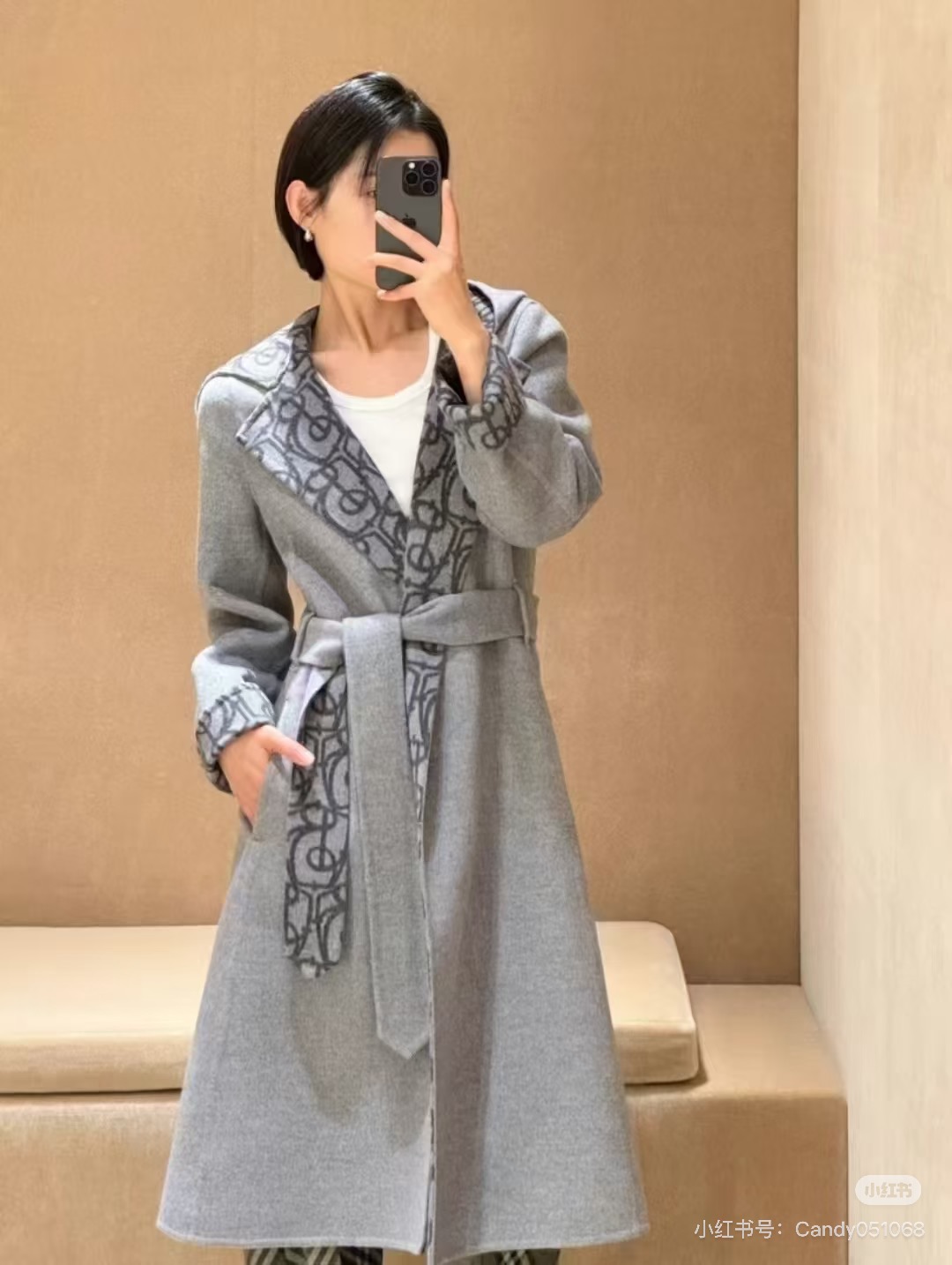 Bur 26fw woolen hooded overcoats
