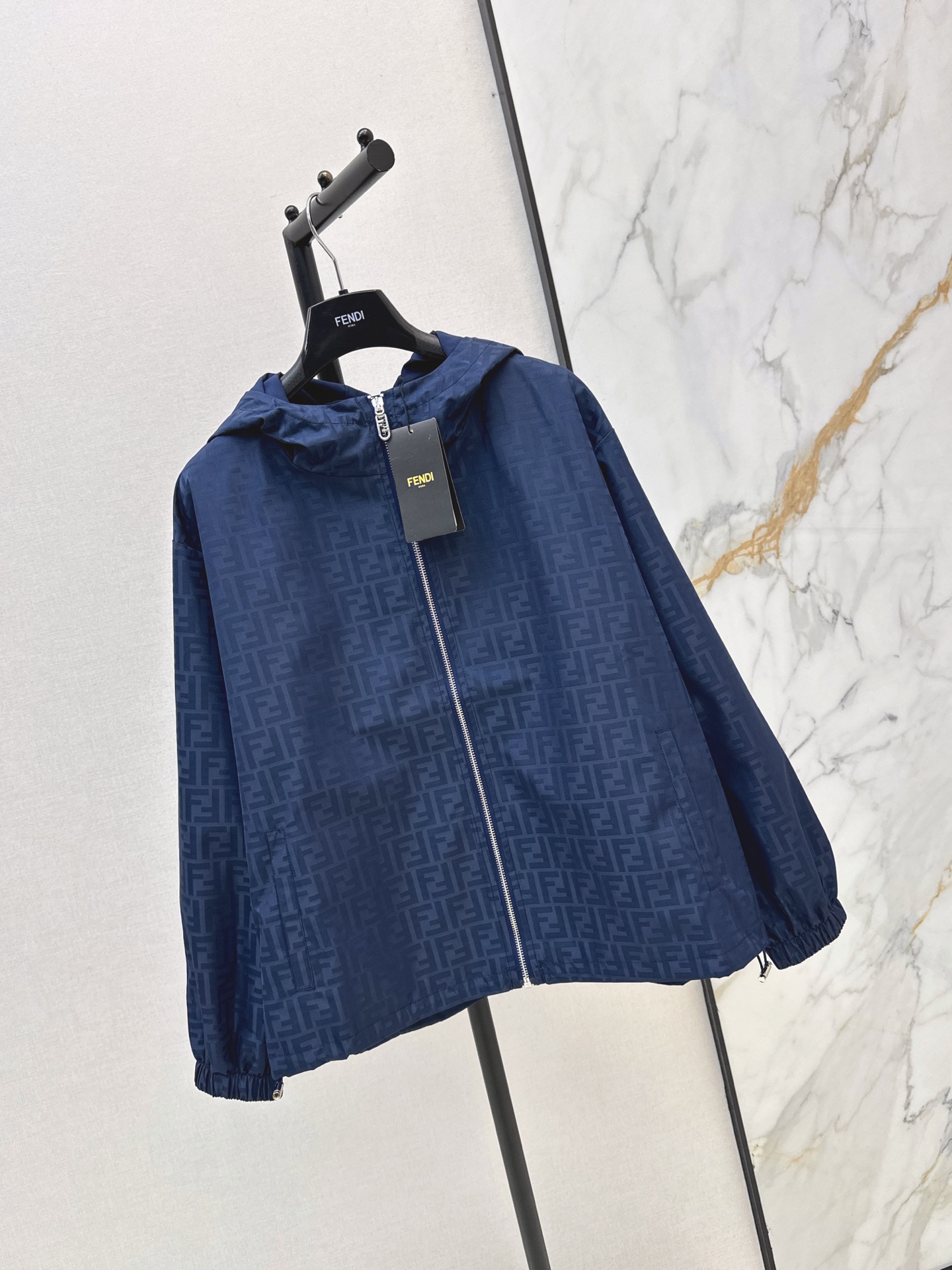 Fen 26fw jacquared hooded jacket