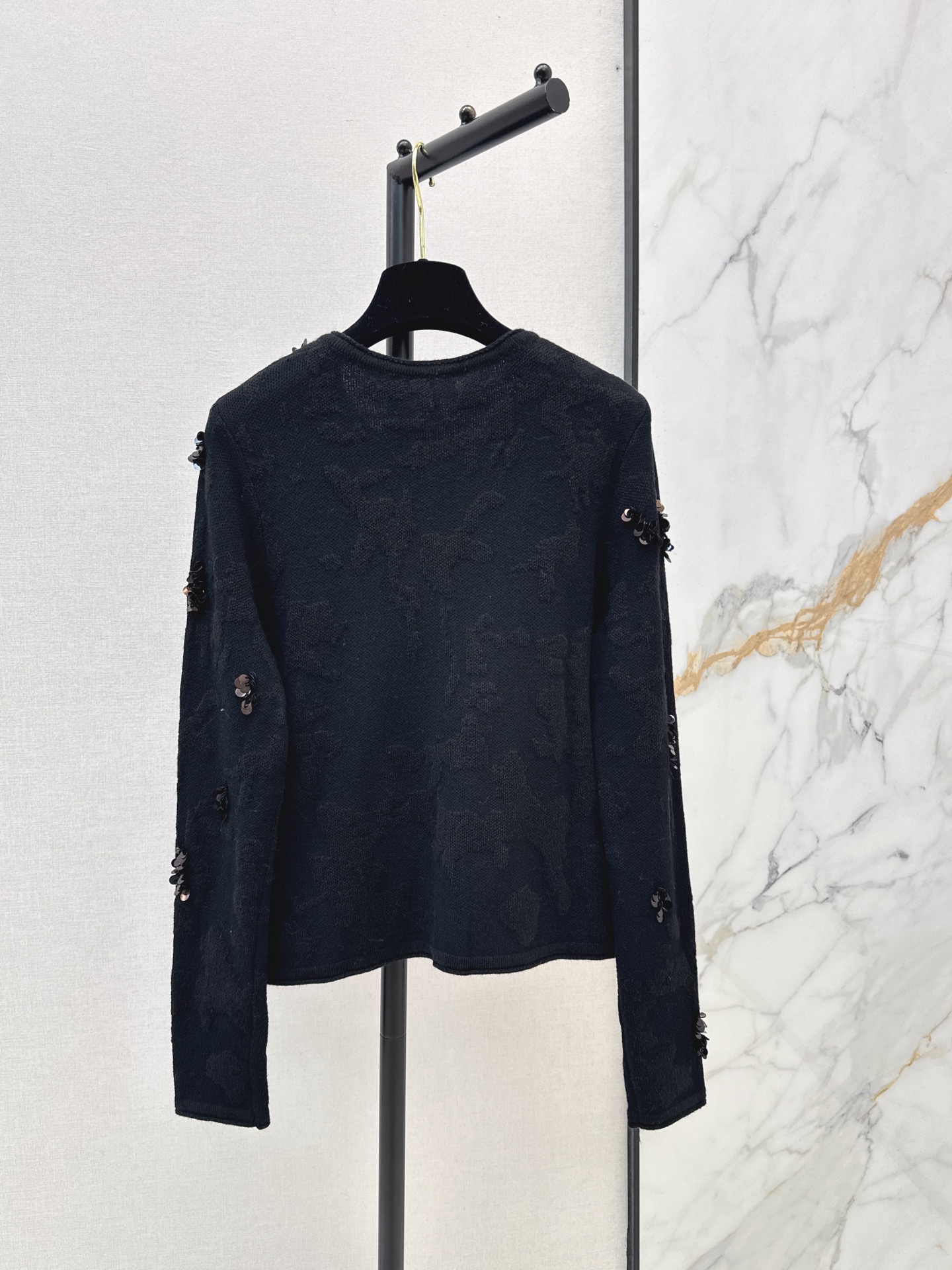 Chan 26fw sequin knit cardigan