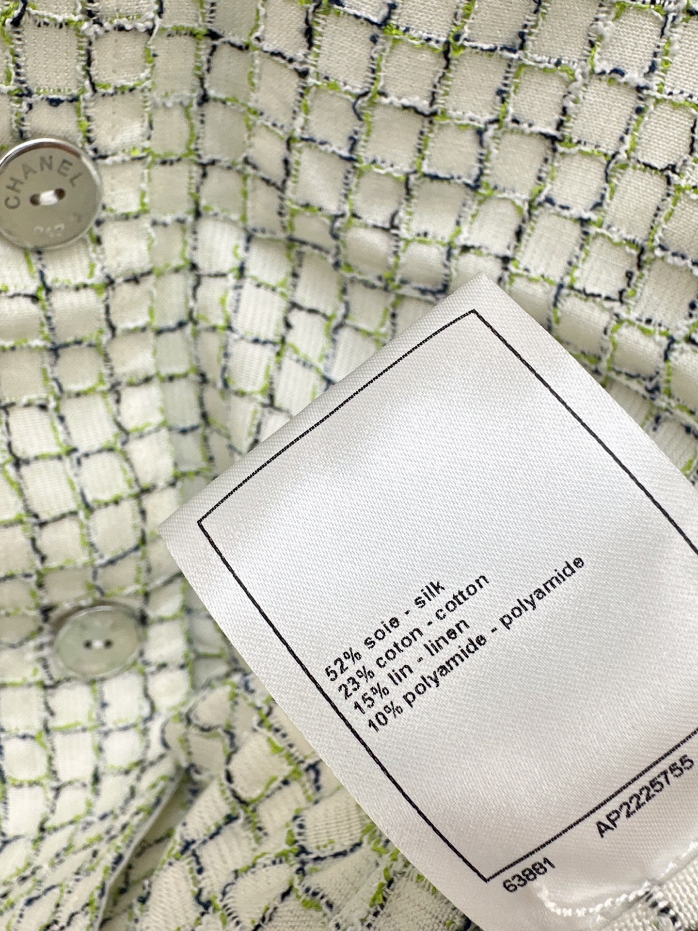 Chan 26fw tweed woven shirt jacket