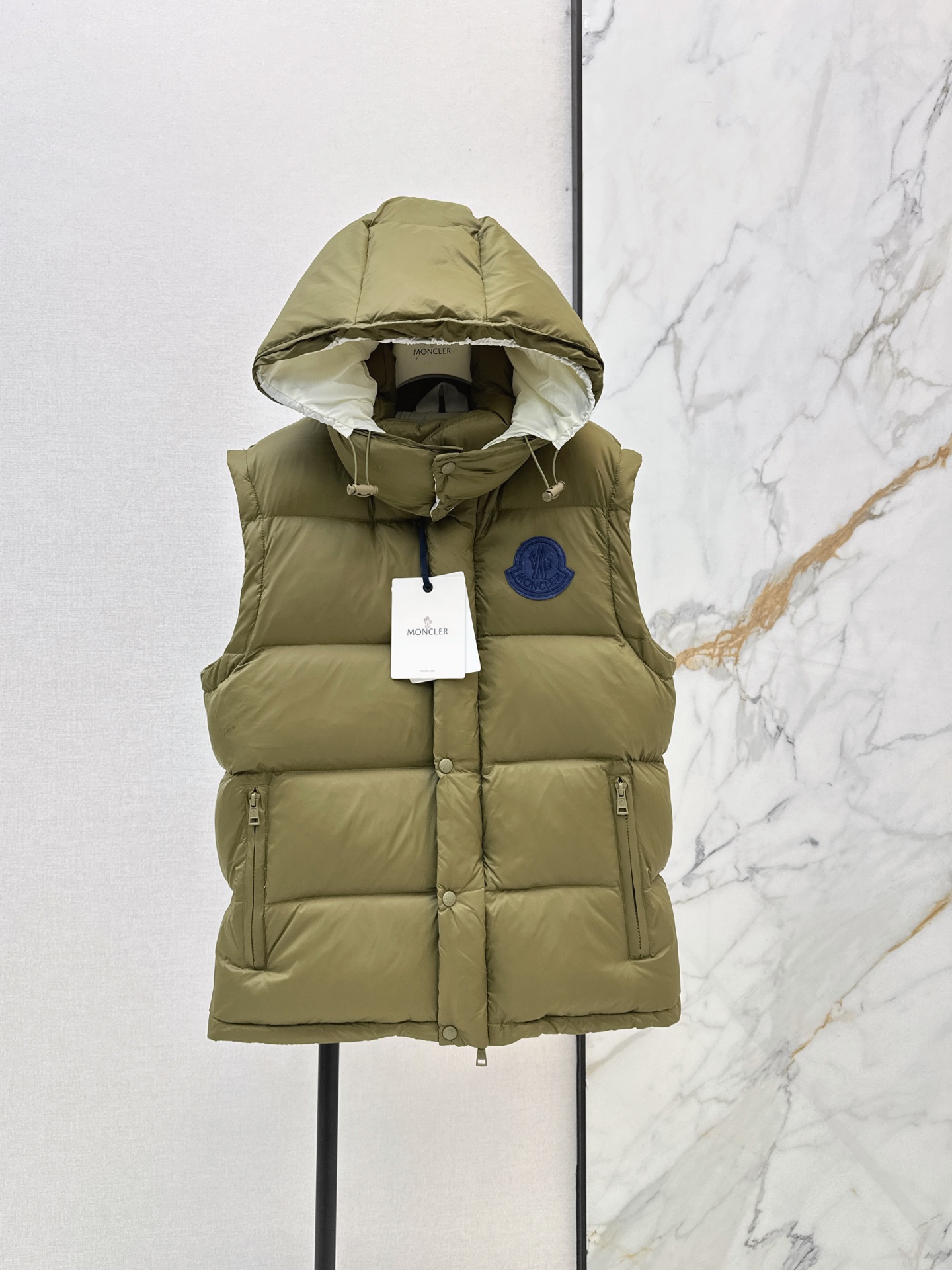 Monc 26fw detachable hooded down jacket