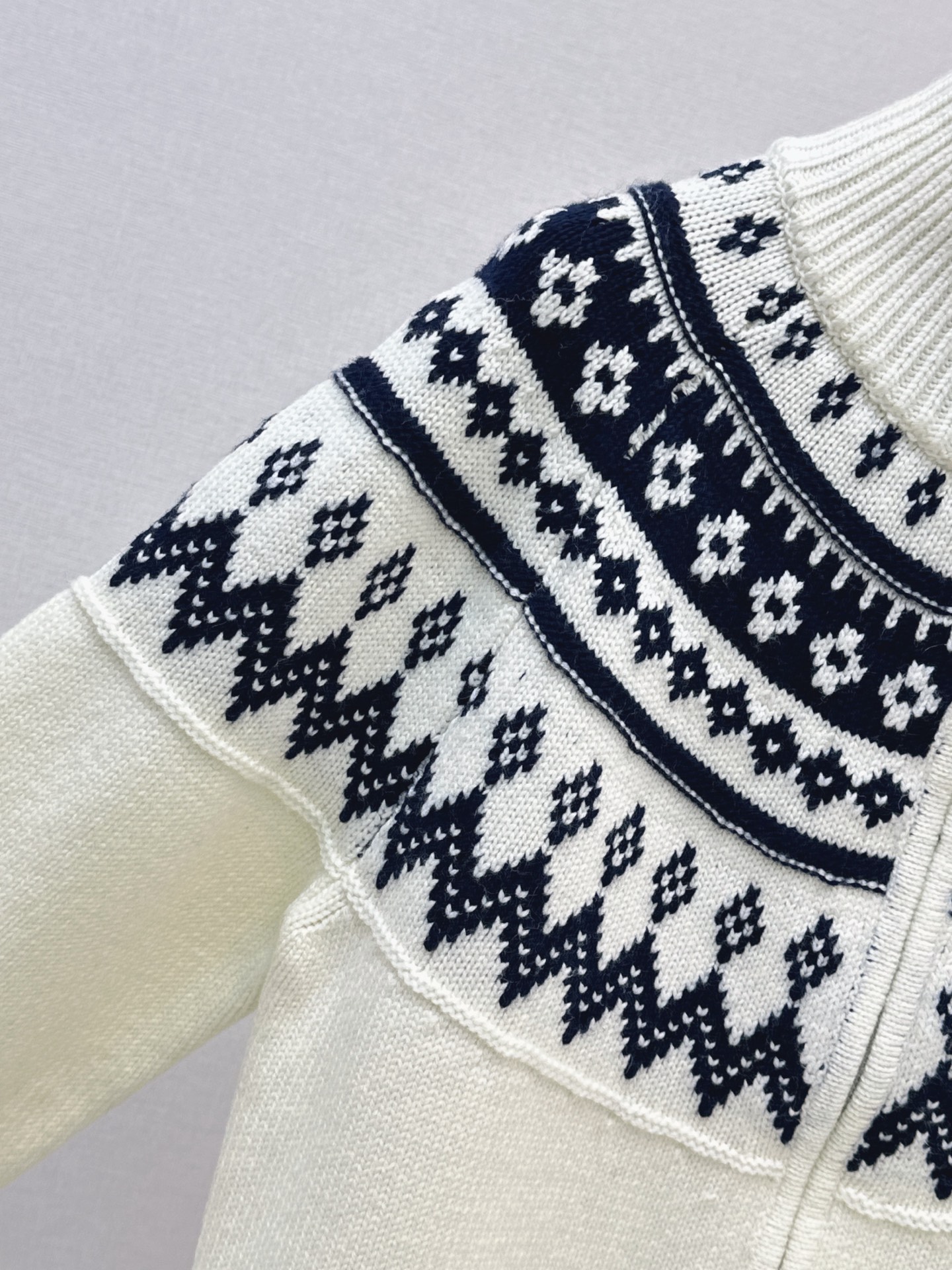 CD 26fw fair isle knit jacket