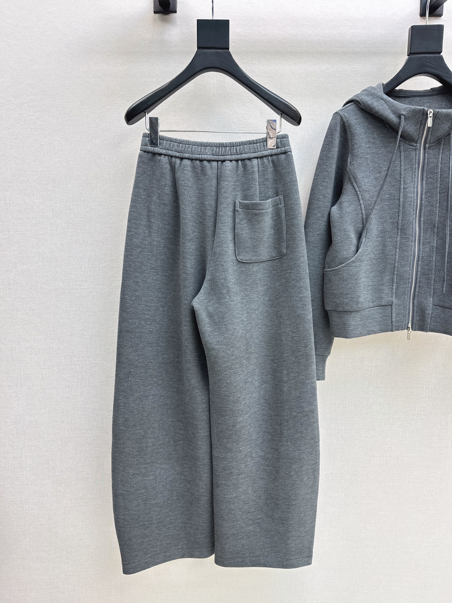 Brun 26fw hooded zipper jacket pants sets