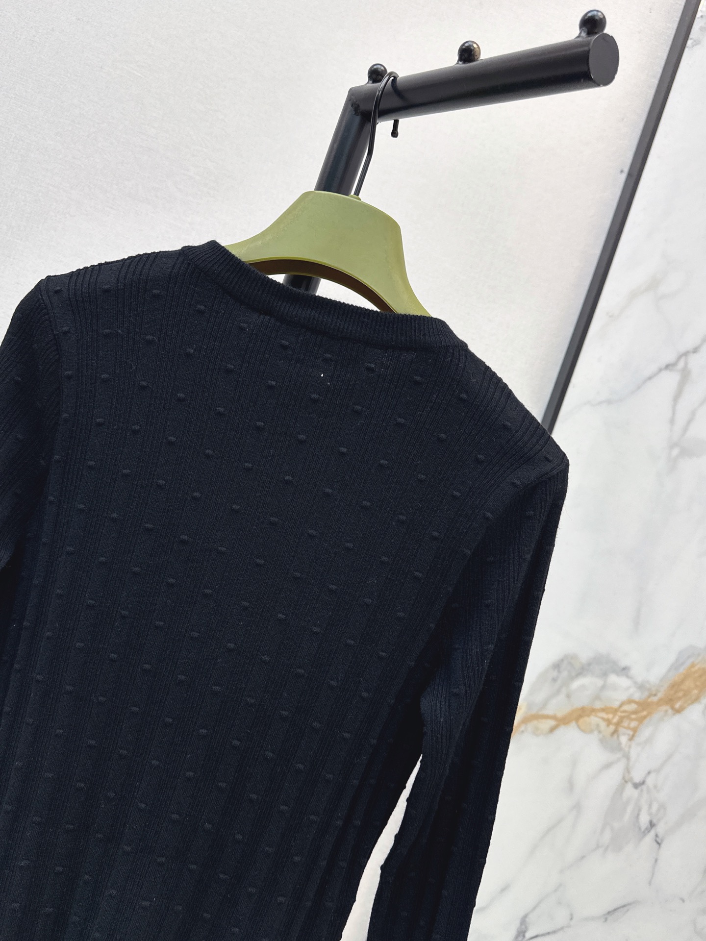 Guc 26fw lace trim knit cardigan