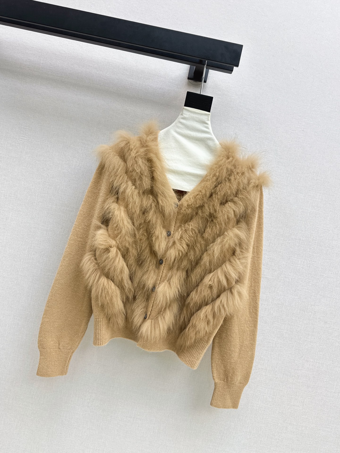 Fen 26fw wool knit jacket