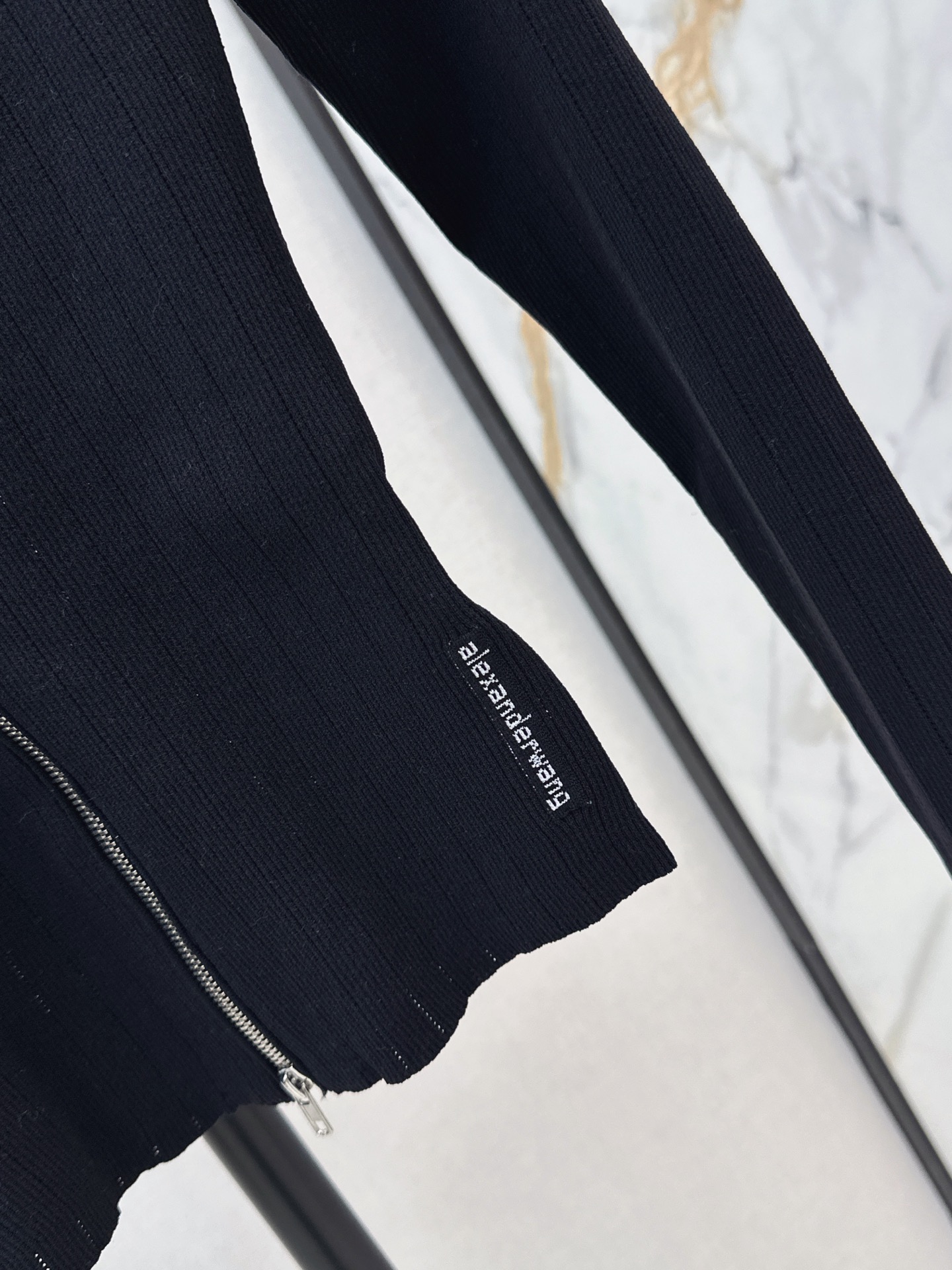 Alex 26fw zipper knit cardigan