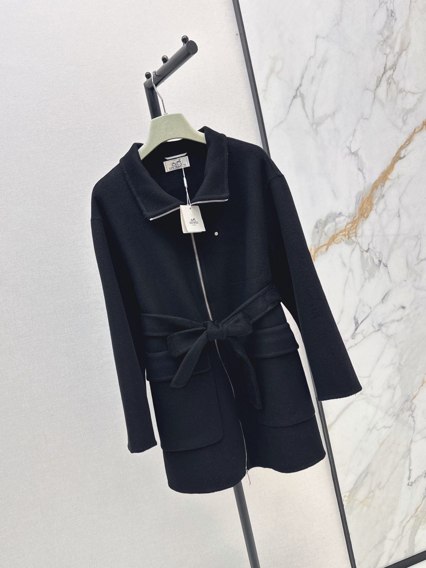 Her 26fw cashmere zipper overcoats