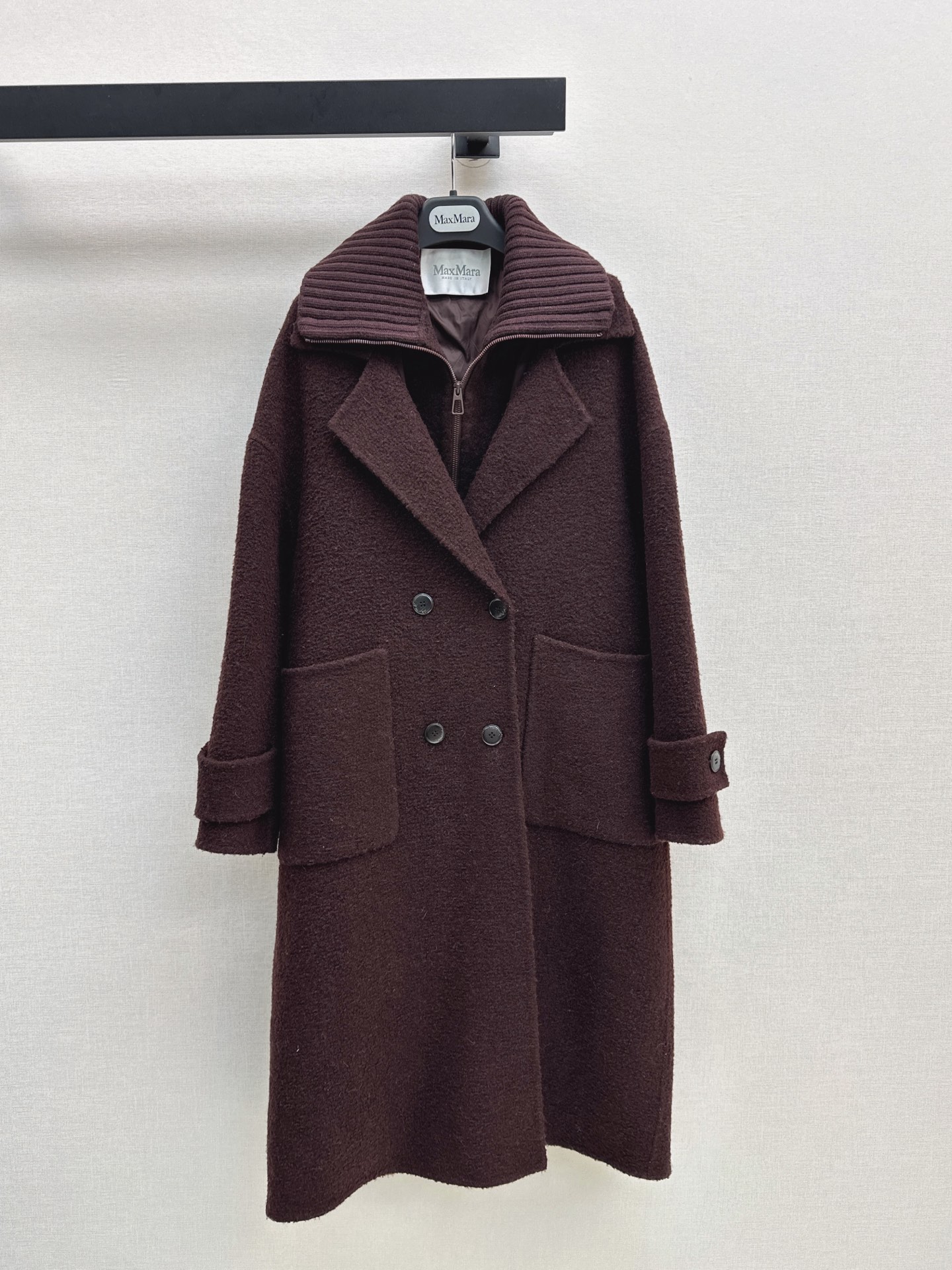 Max 26fw down vest double breasted overcoats set