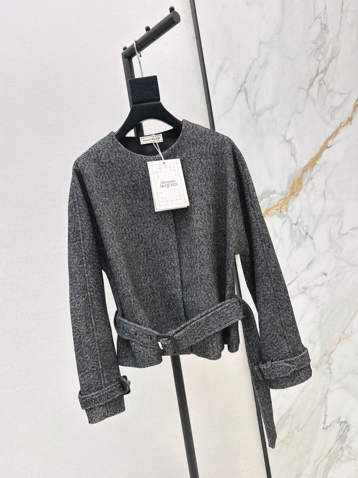 Alex 26fw belted jacket