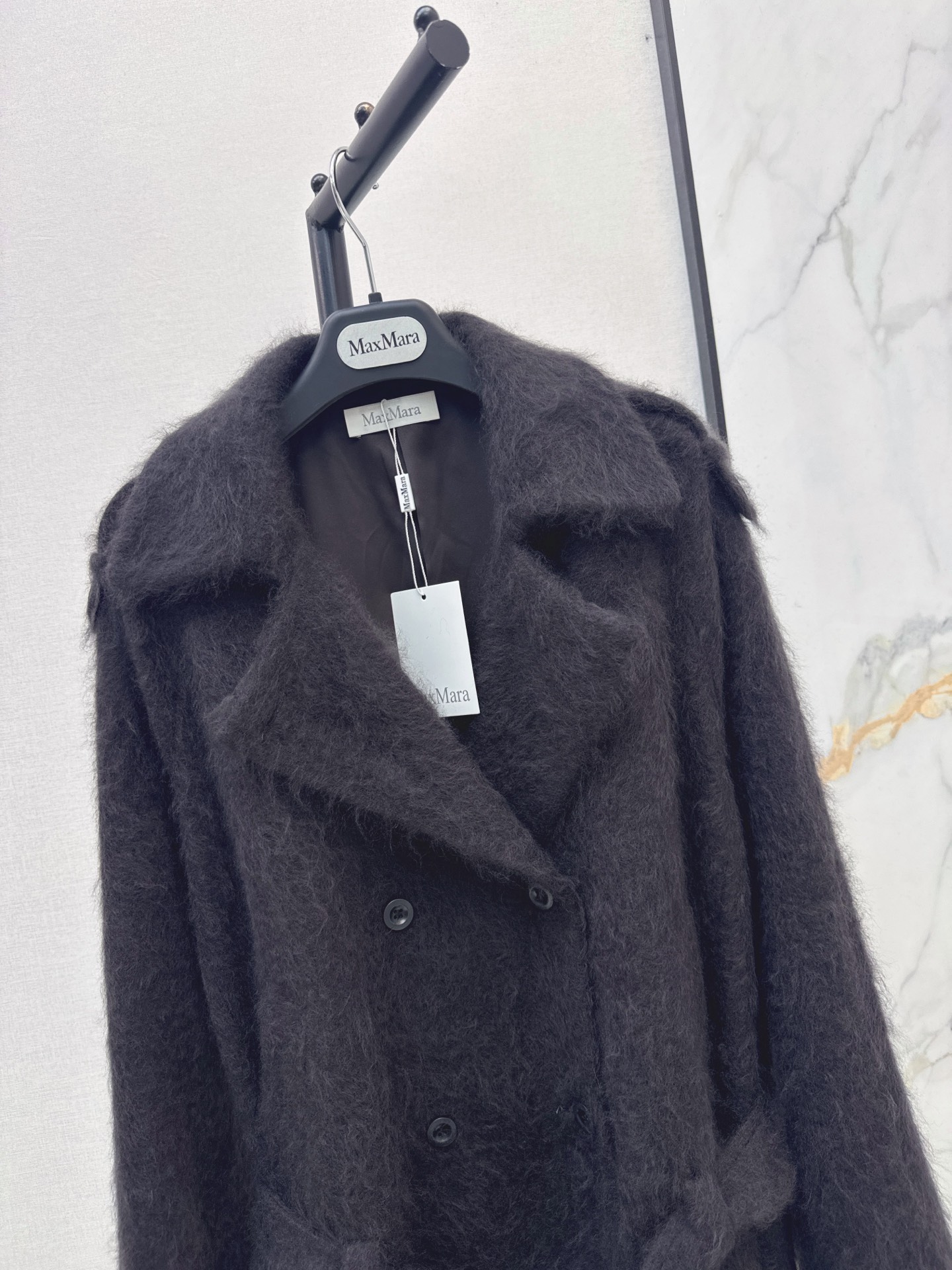 Max 26fw belted woolen jacket