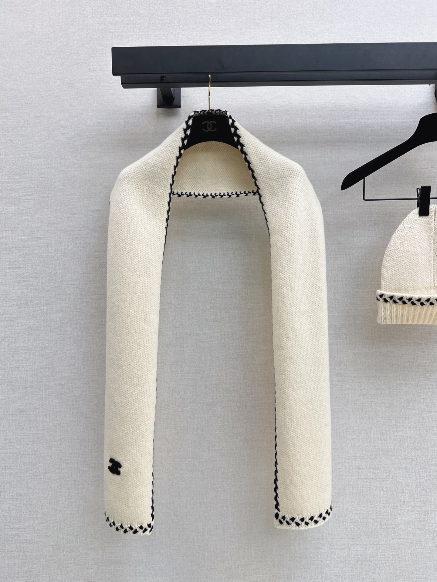 Chan 26fw knit beanie scarf sets