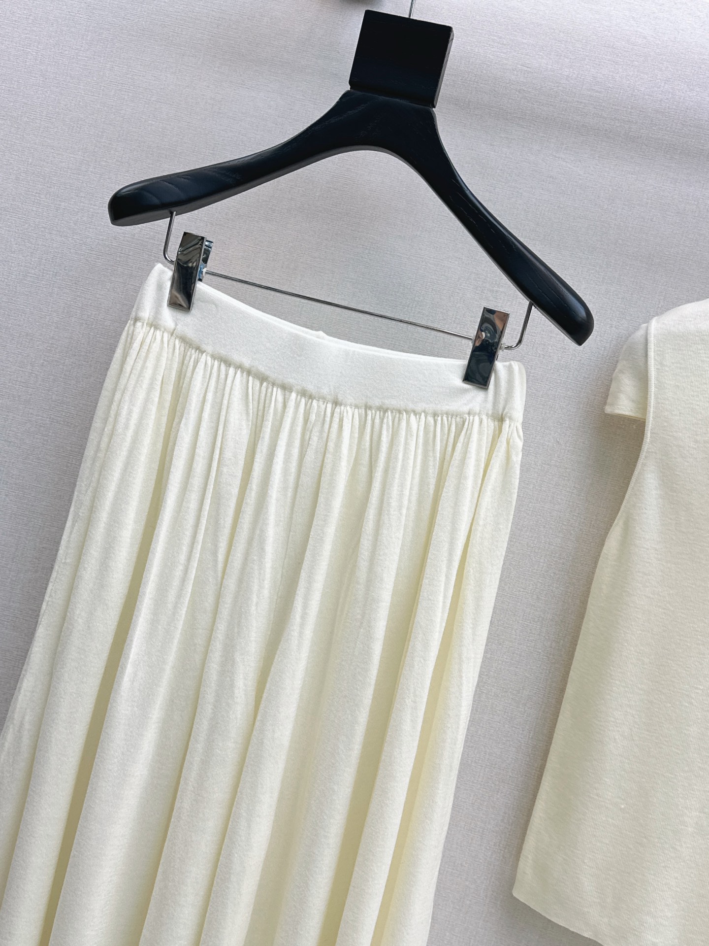 Her 26fw belted knit sleeveless top pants sets