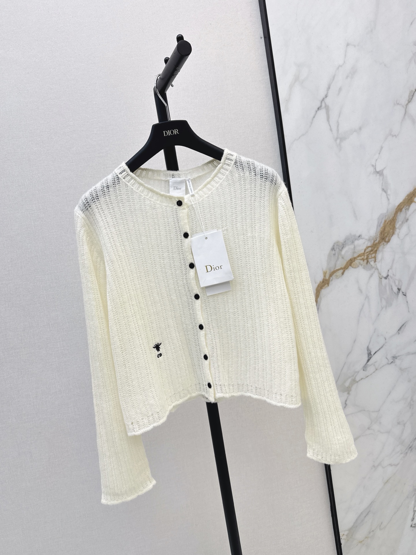 CD 26fw bee embroidery cardigan