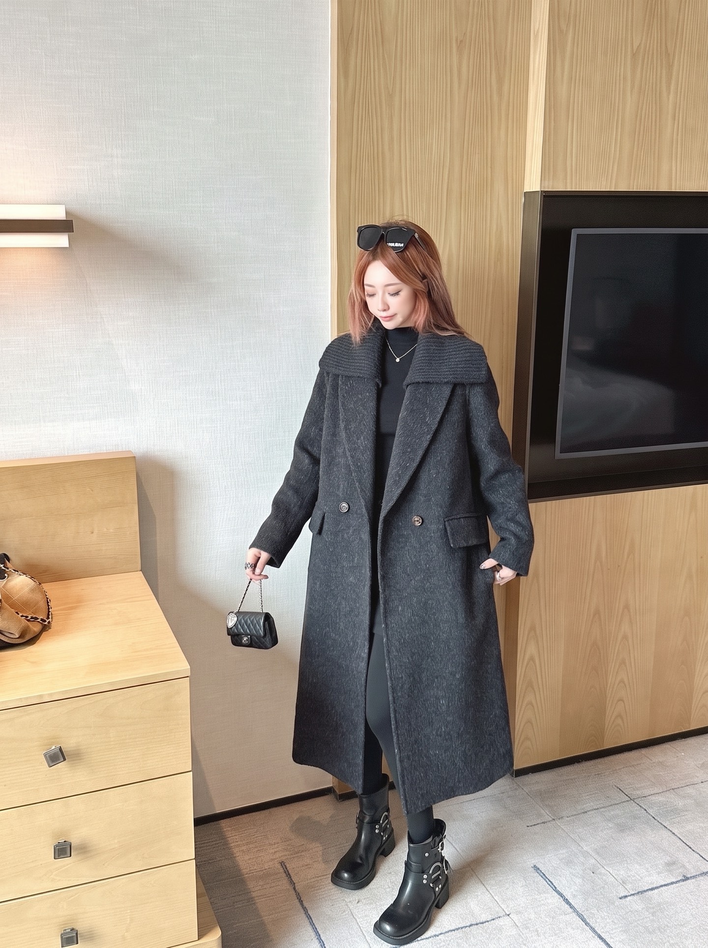 Max 26fw cropped vest overcoats sets