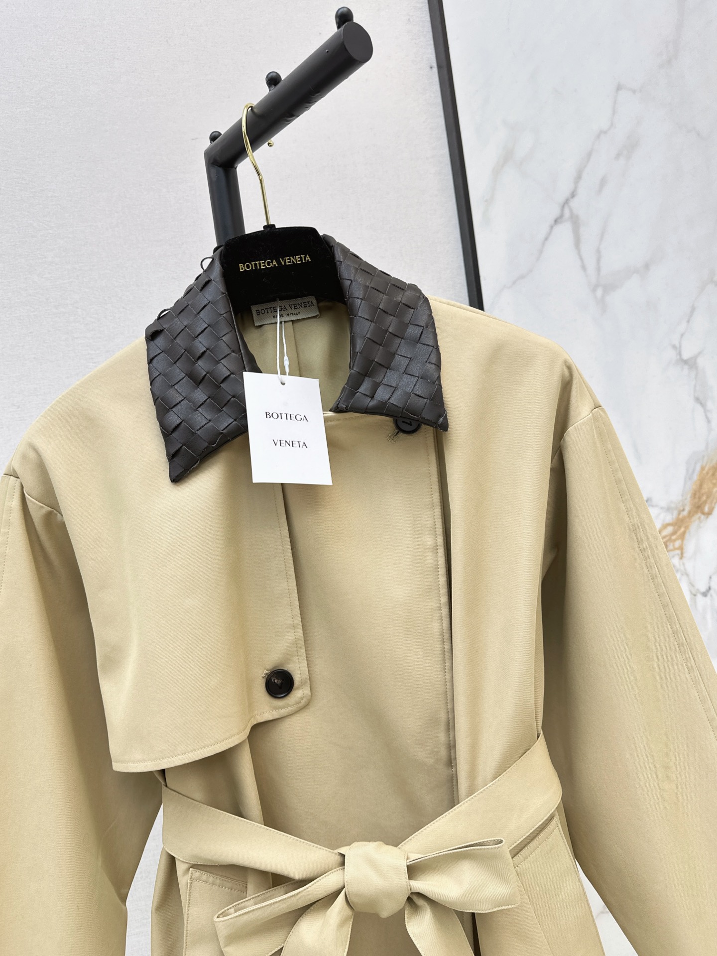 Bott 26fw woven neck trench coats