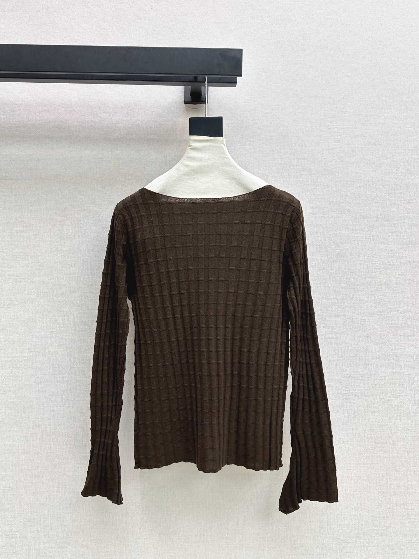Brun 26fw slim-fit knitwear
