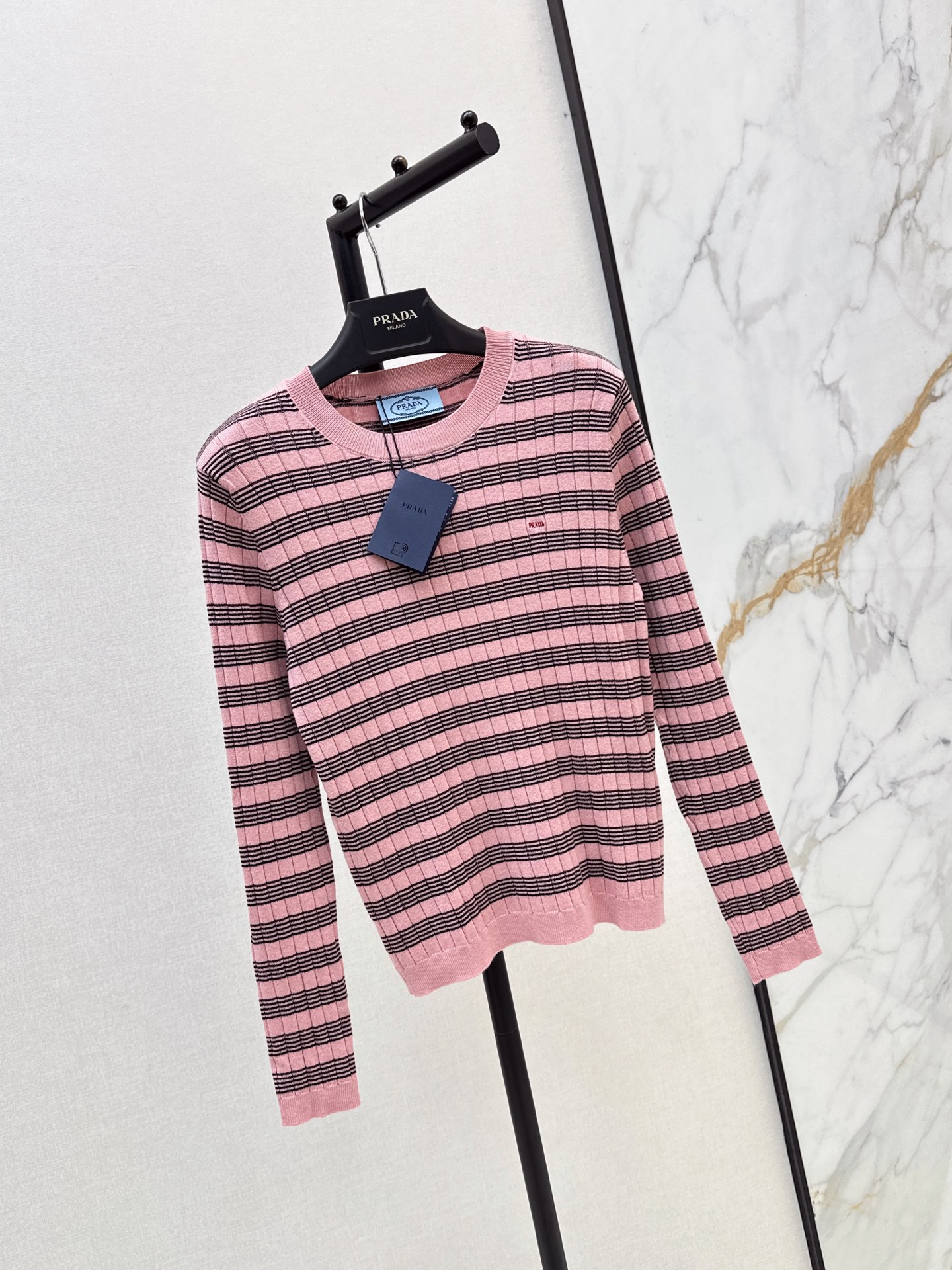 Pra 26fw stripe knitwear