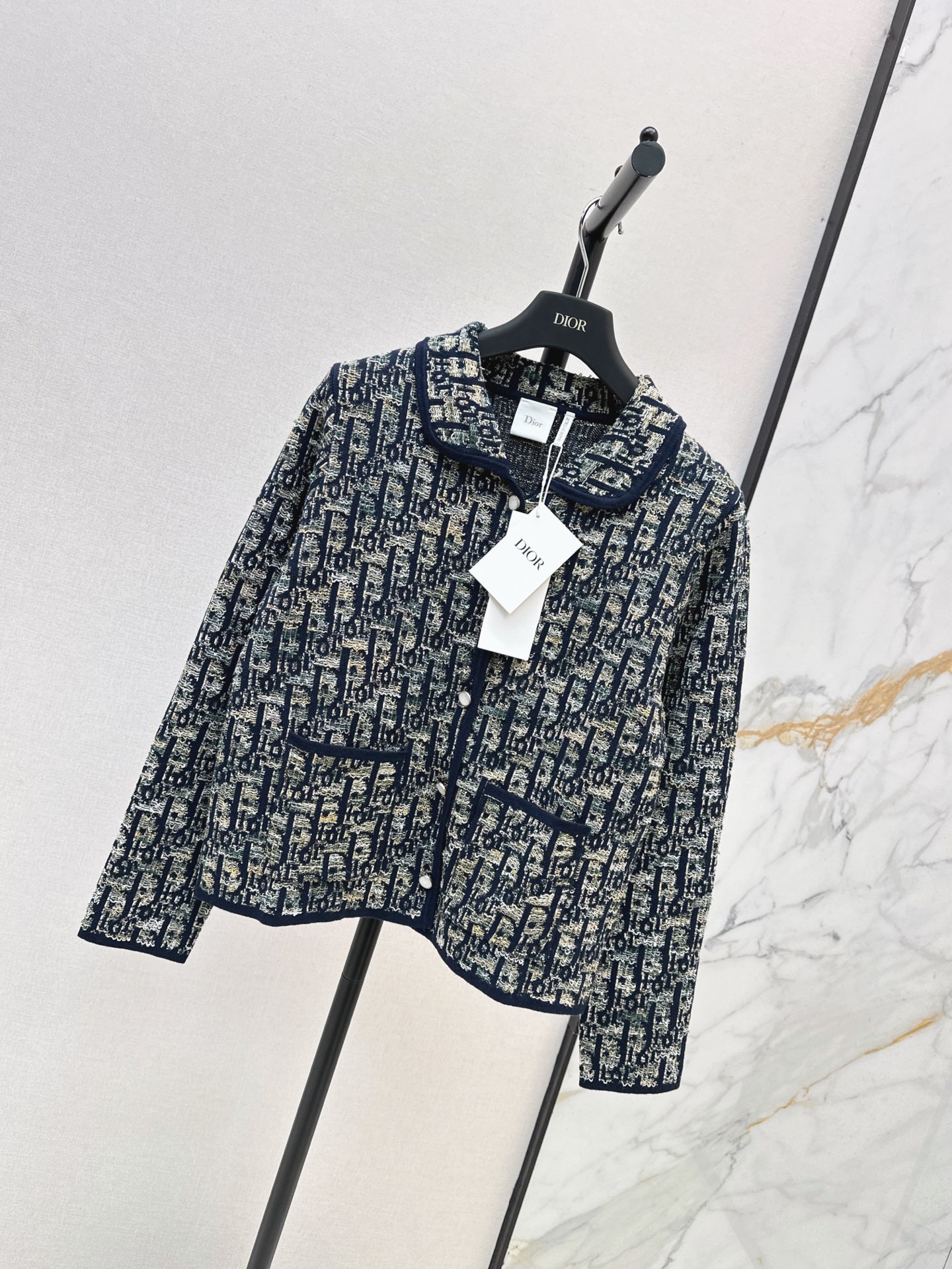 CD 26fw jacquard knit jacket