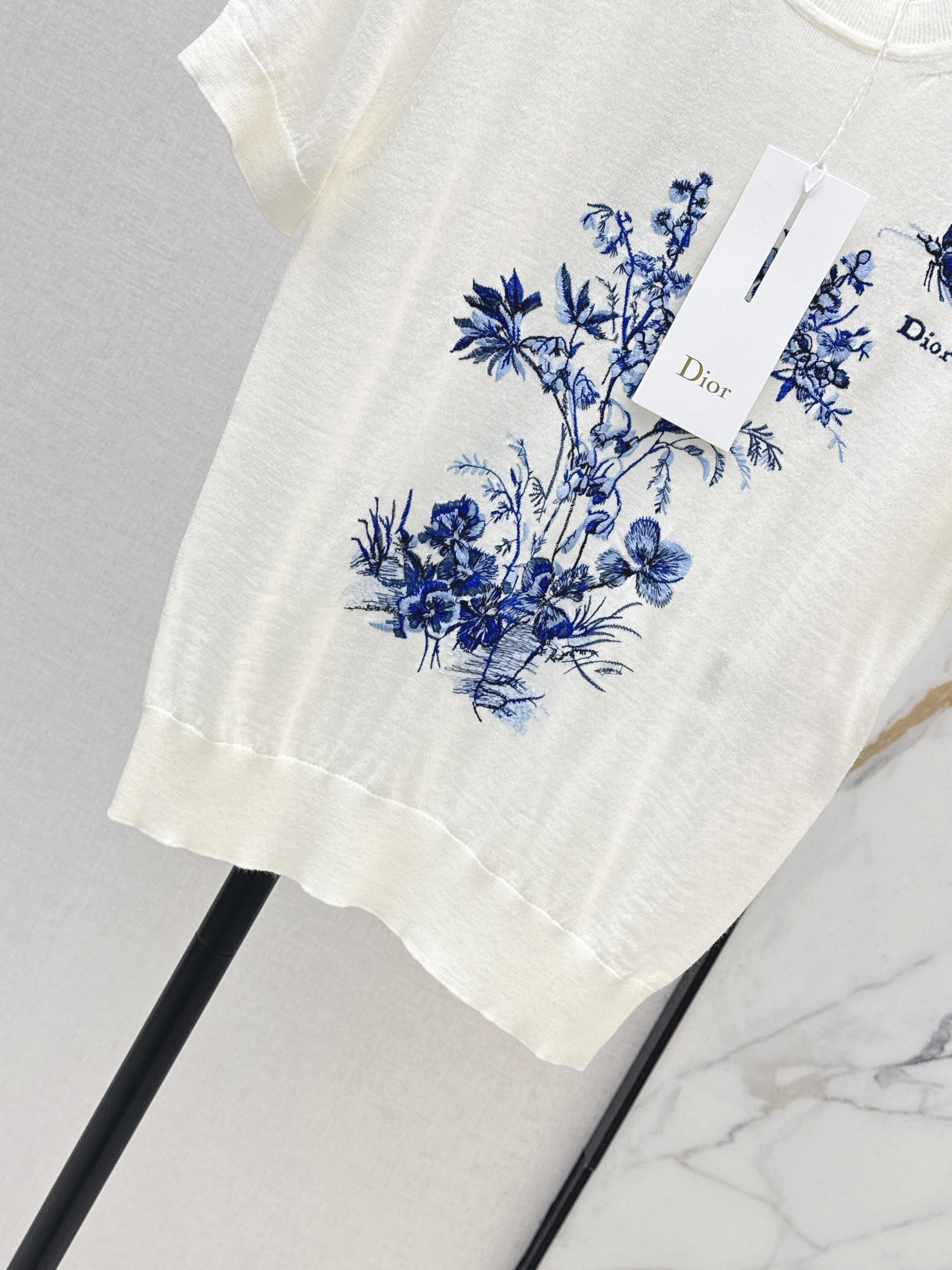 CD 26ss embroidery knit sweater