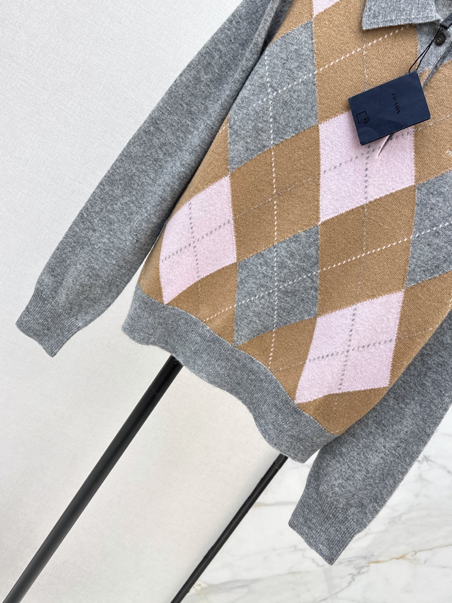 Pra 26fw cashmere polo knitwear