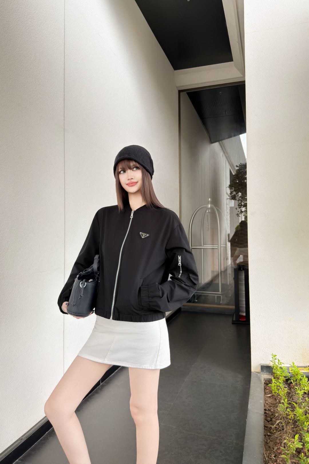 Pra 26fw zip-up jacket