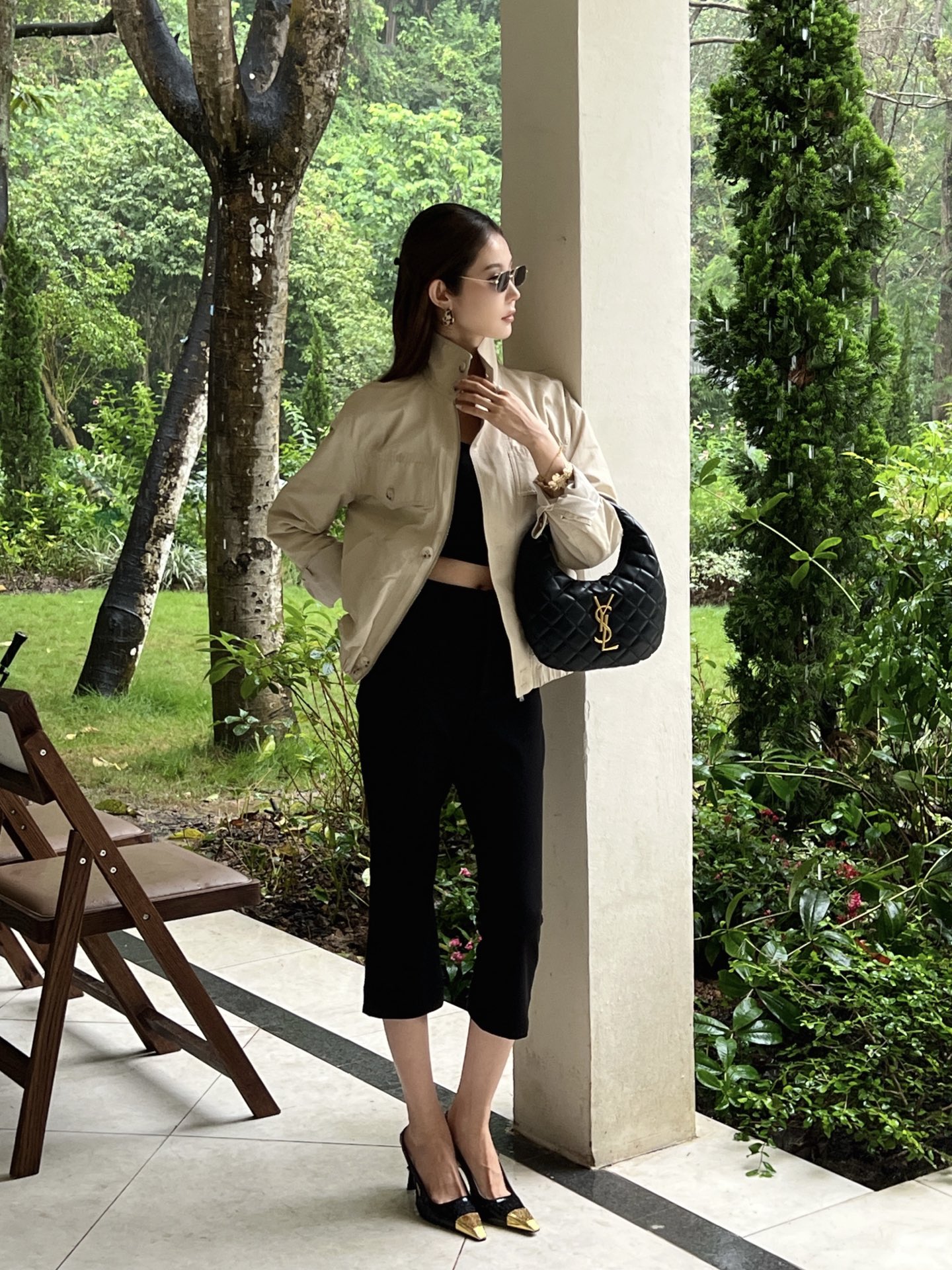 Sain 26ss letter embroidery jacket