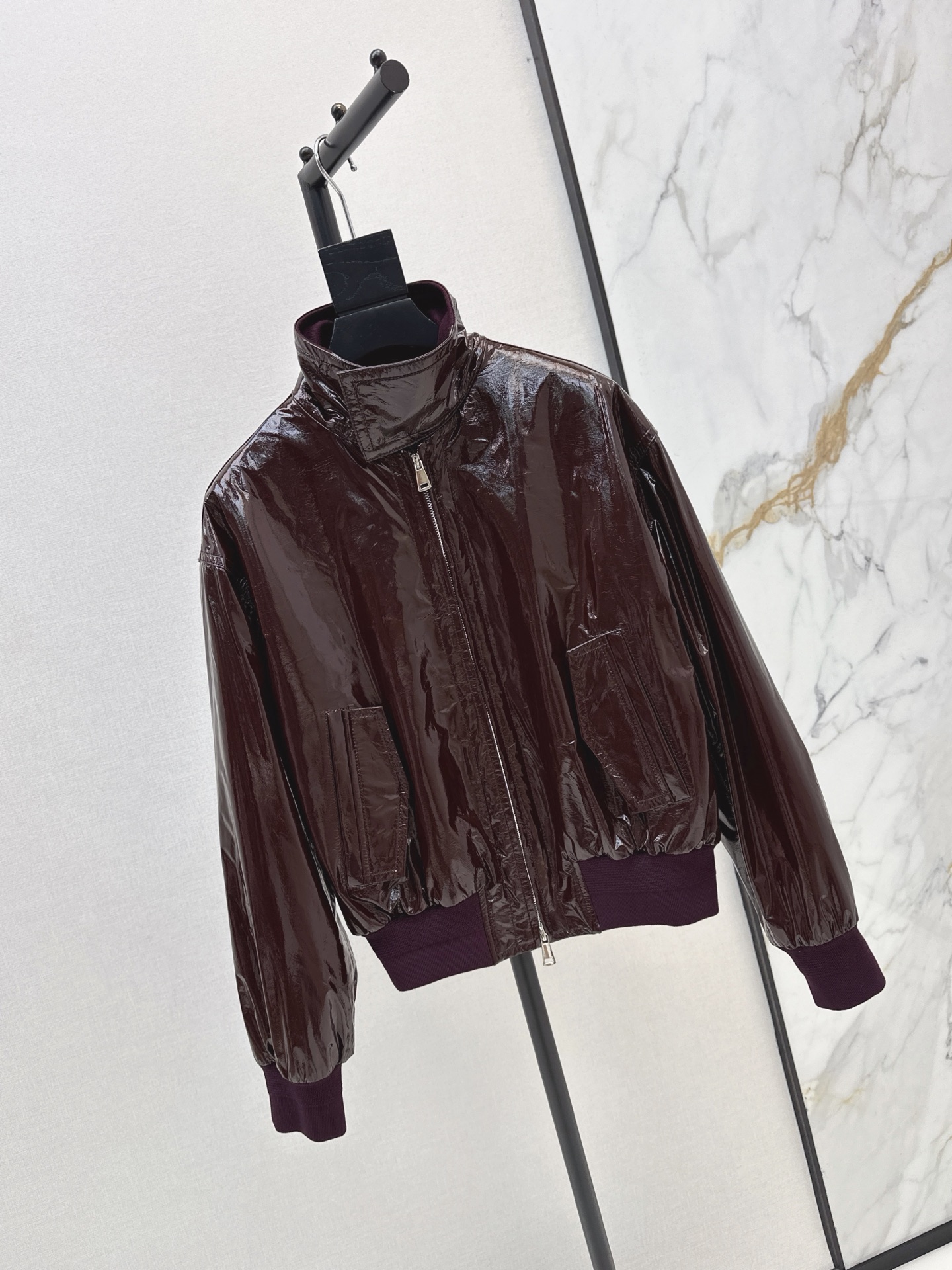 Sain 26fw leather jacket