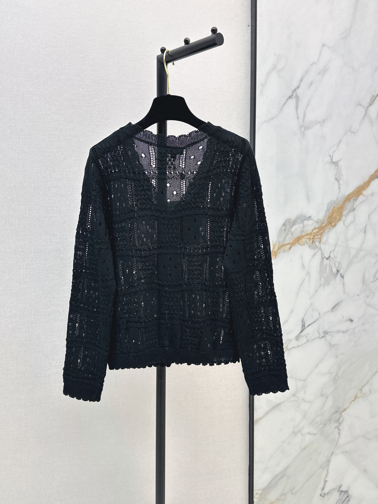 Chan 26fw jacquard knit cardigan
