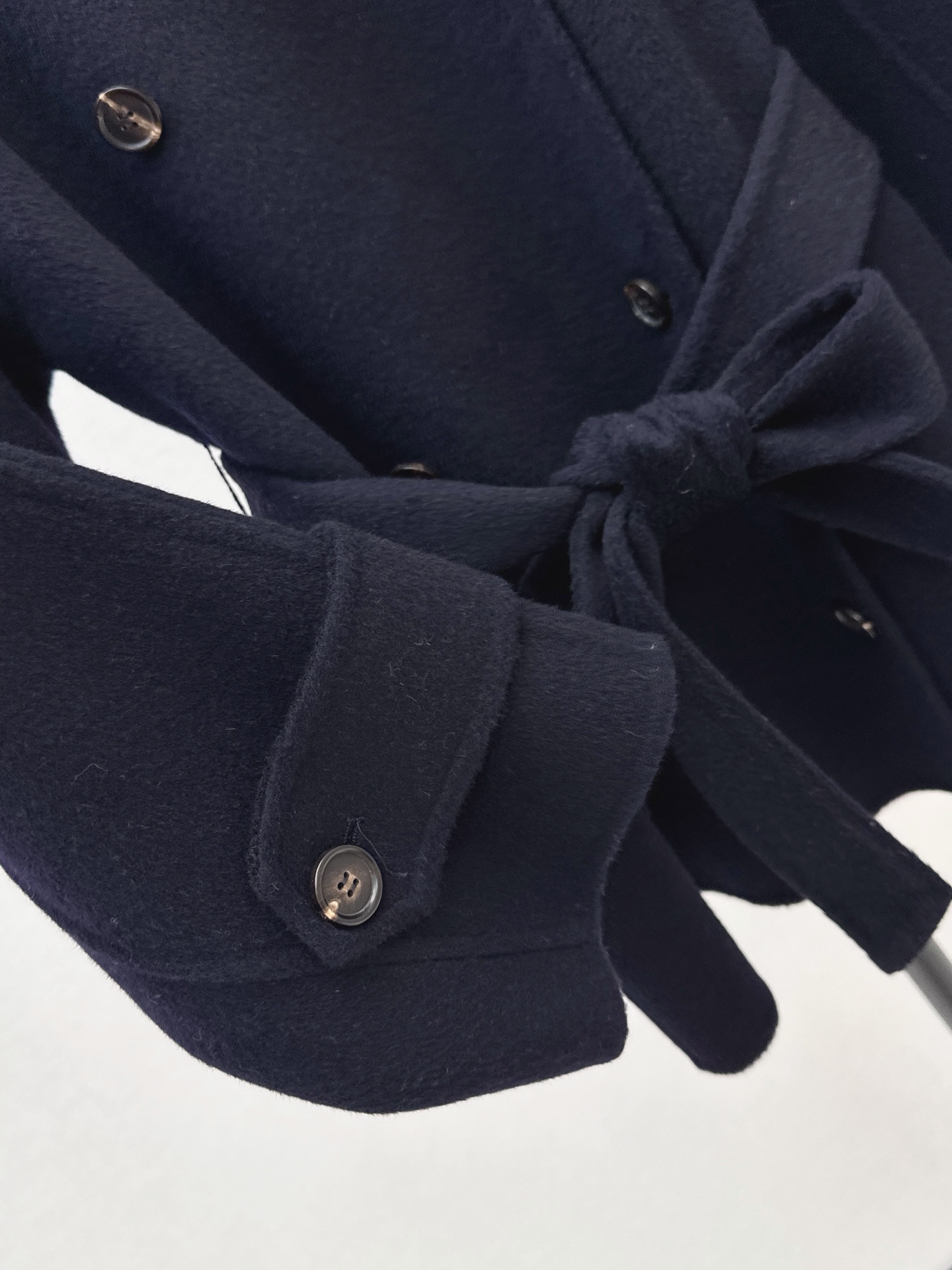 Max 26fw belted double button overcoats
