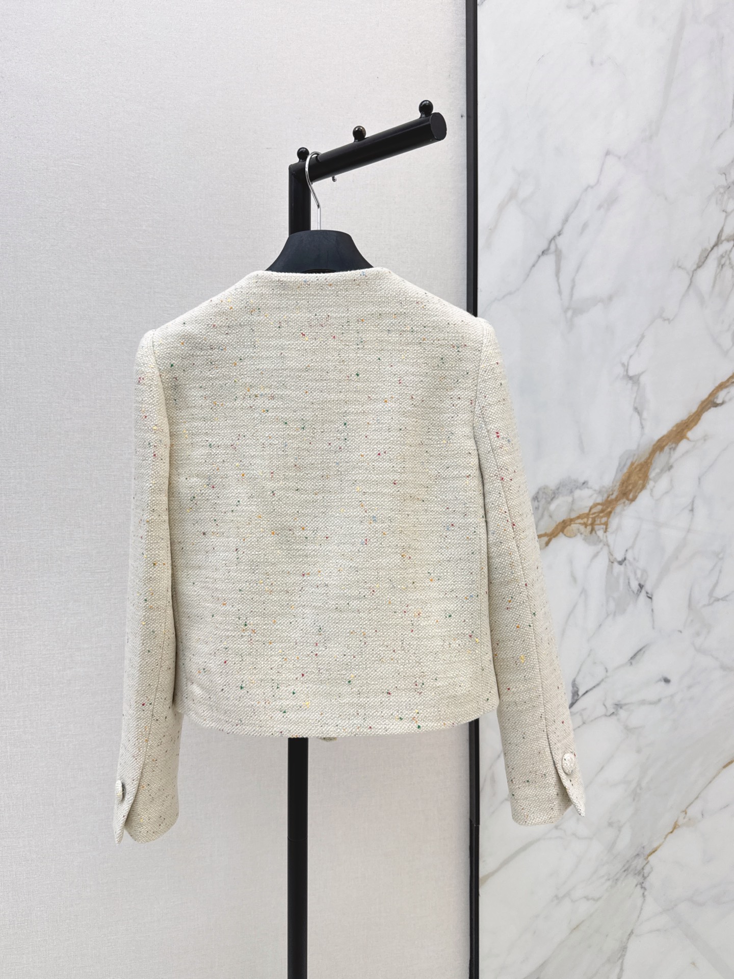 CD 26fw cropped tweed jacket