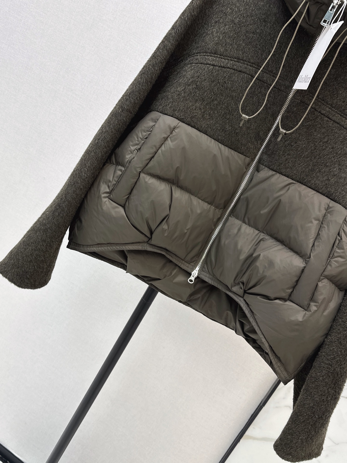 Max 26fw wool contract down jacket
