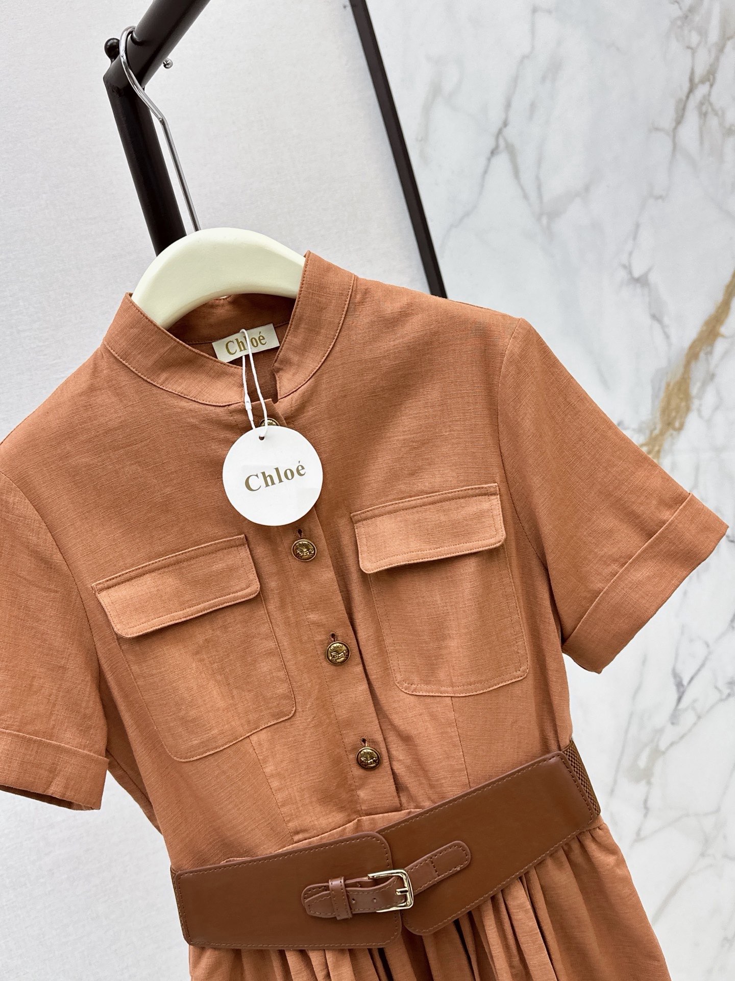 Chol 26ss belted dress