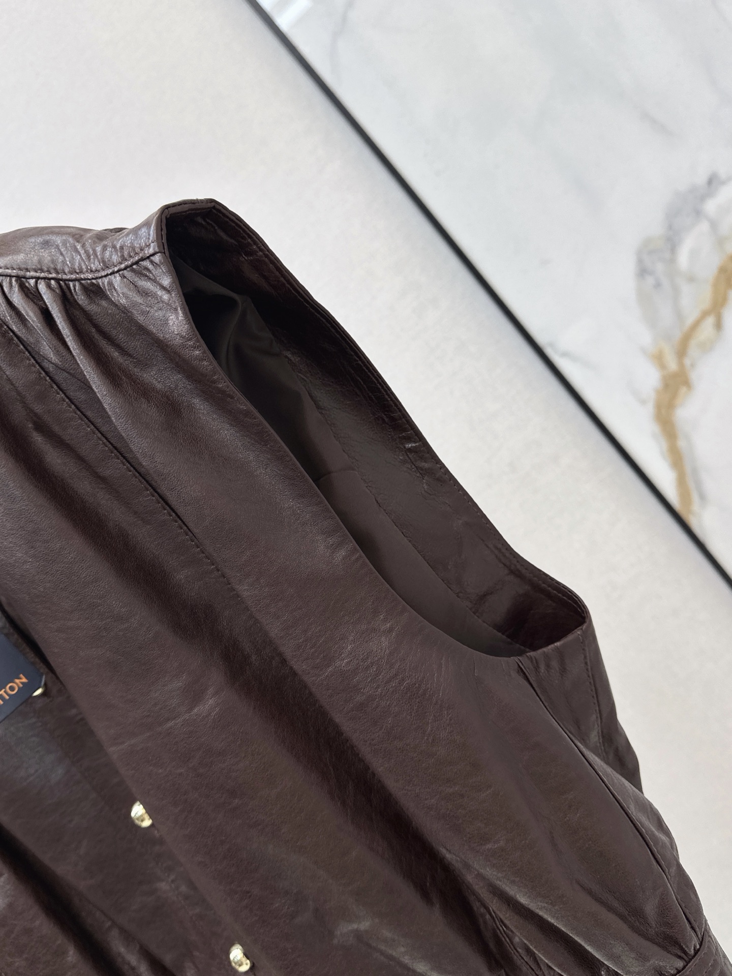 Loui 26fw leather vest jacket