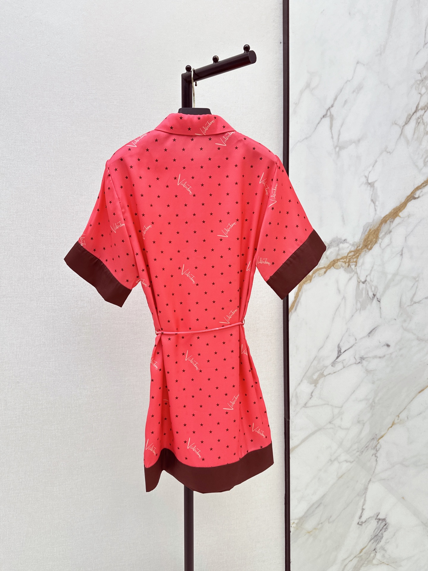 Valen 26fw print shirt dress