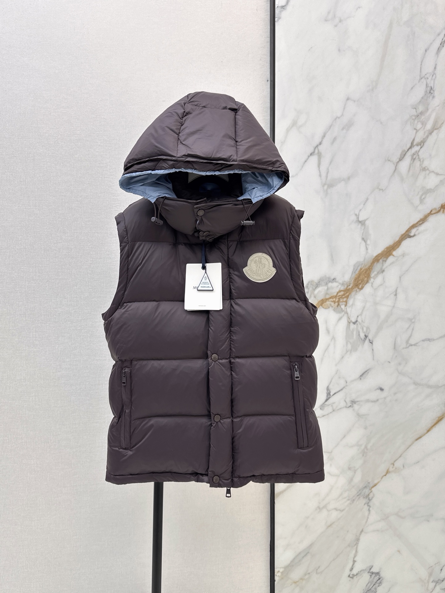 Monc 26fw detachable hooded down jacket