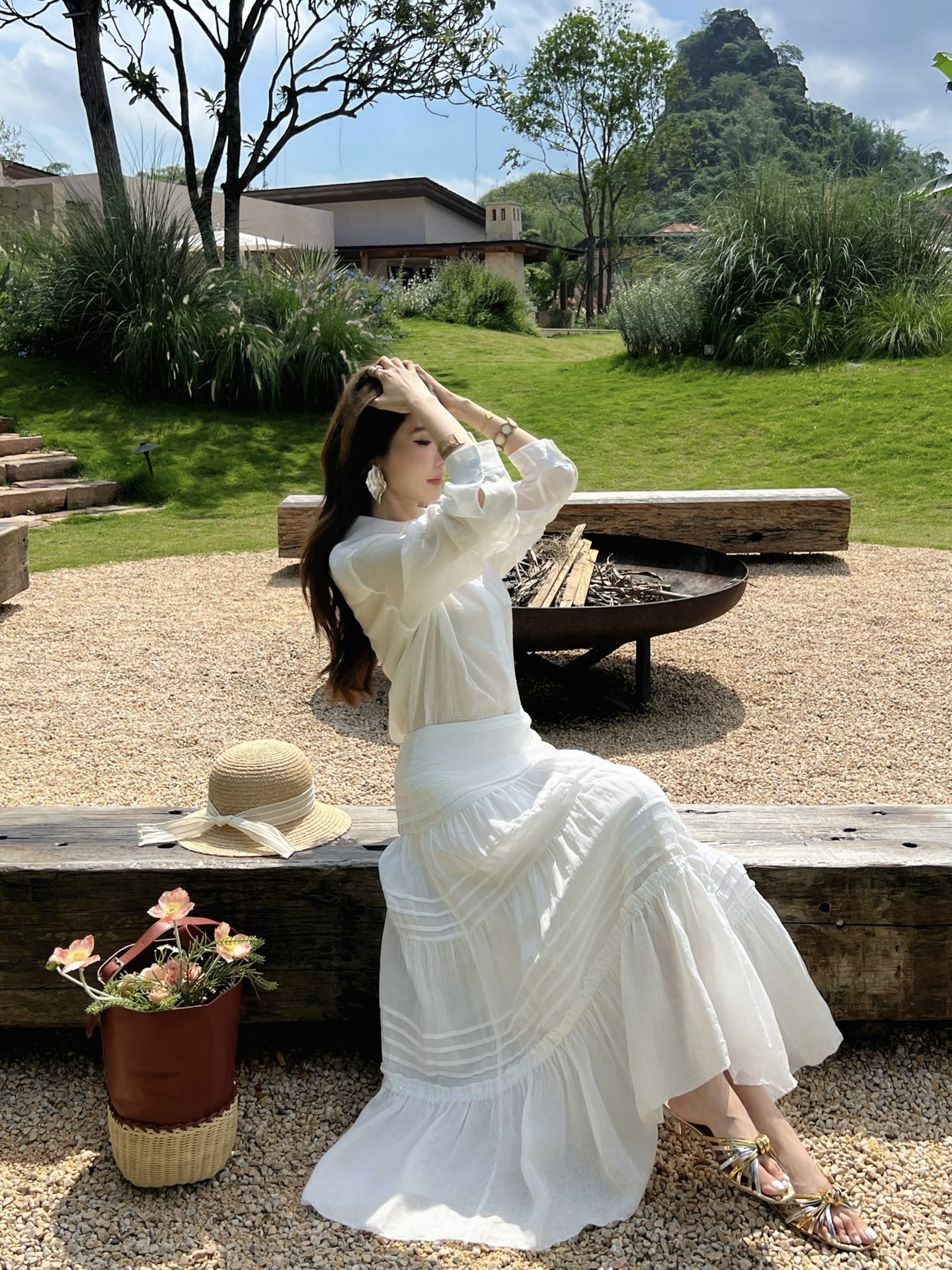 Celi 26ss linen shirt