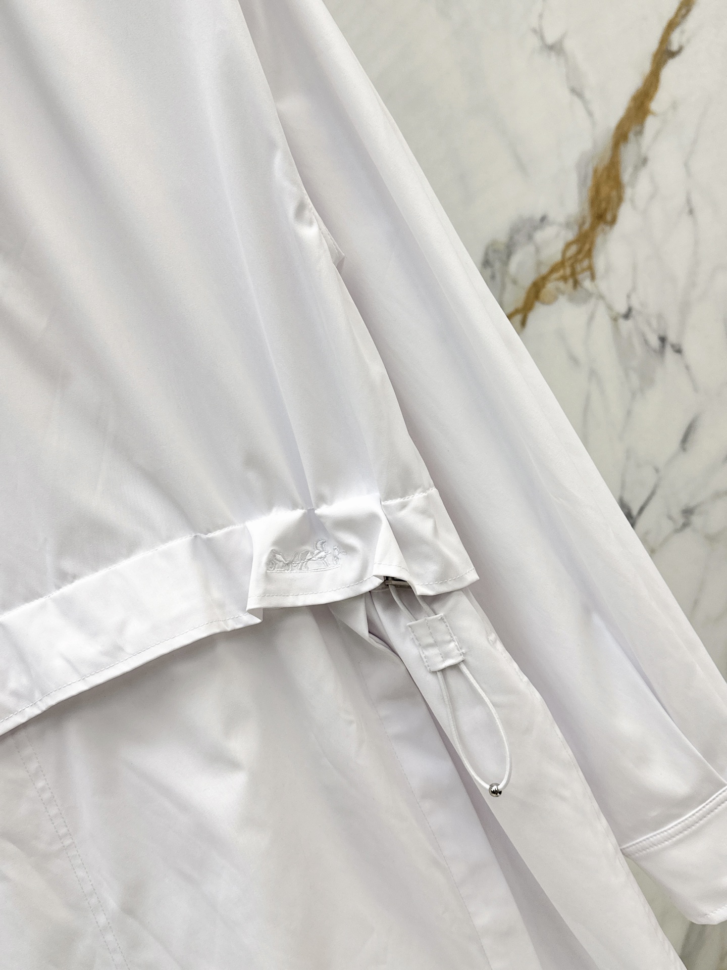 Her 26fw drawstring dress