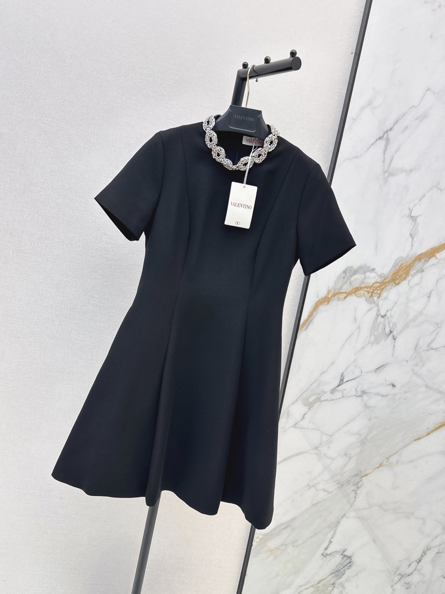 Valen 26fw rhinestone dress