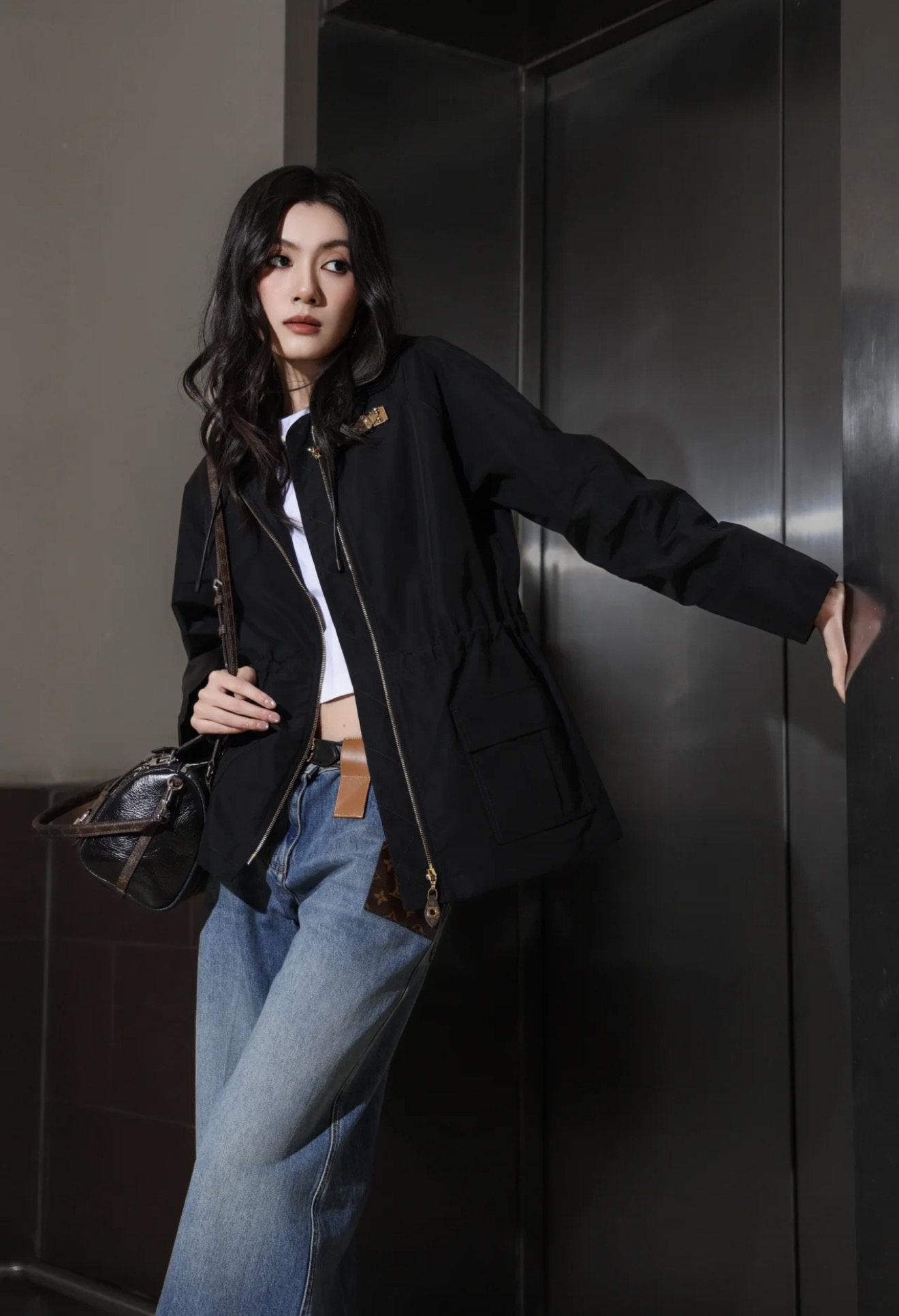 Loui 26fw hooded trench coats