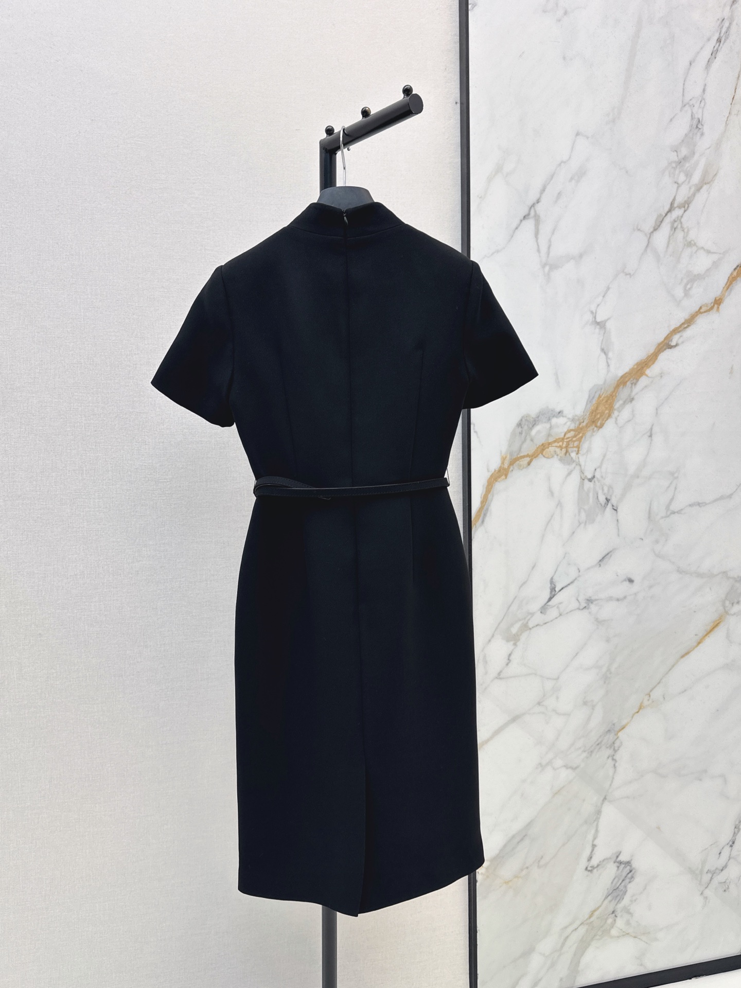CD 26fw stand collar dress