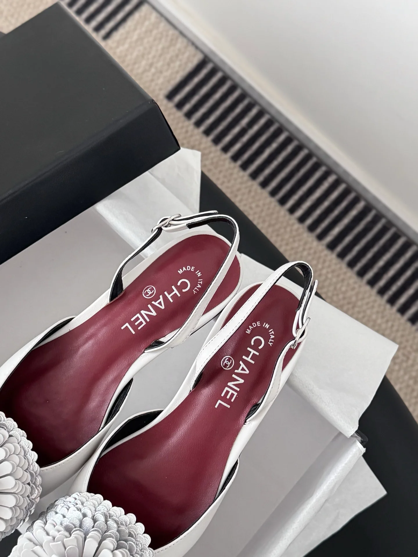 Chan 26ss slingback flats