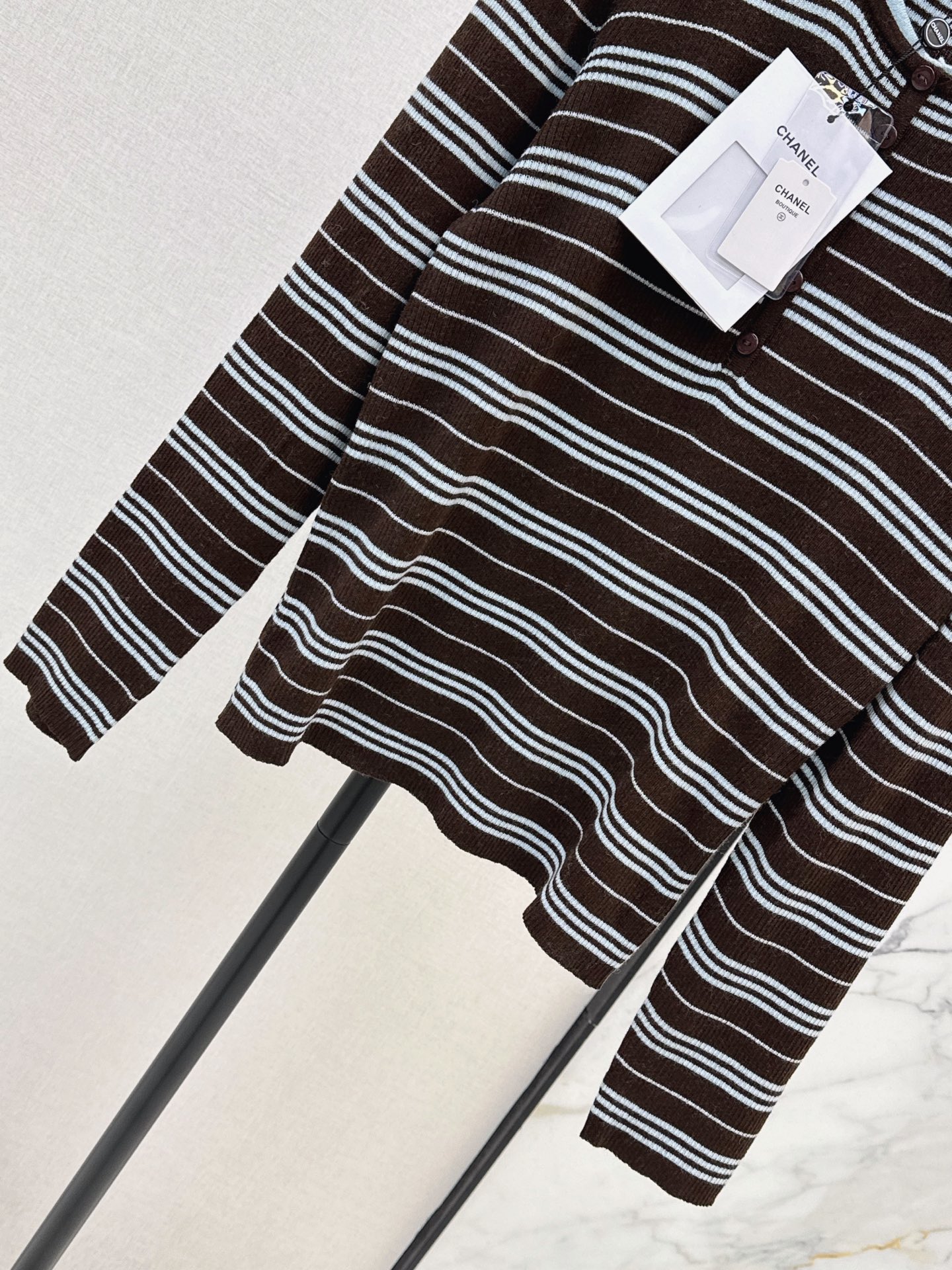 Chan 26fw stripe wool sweater