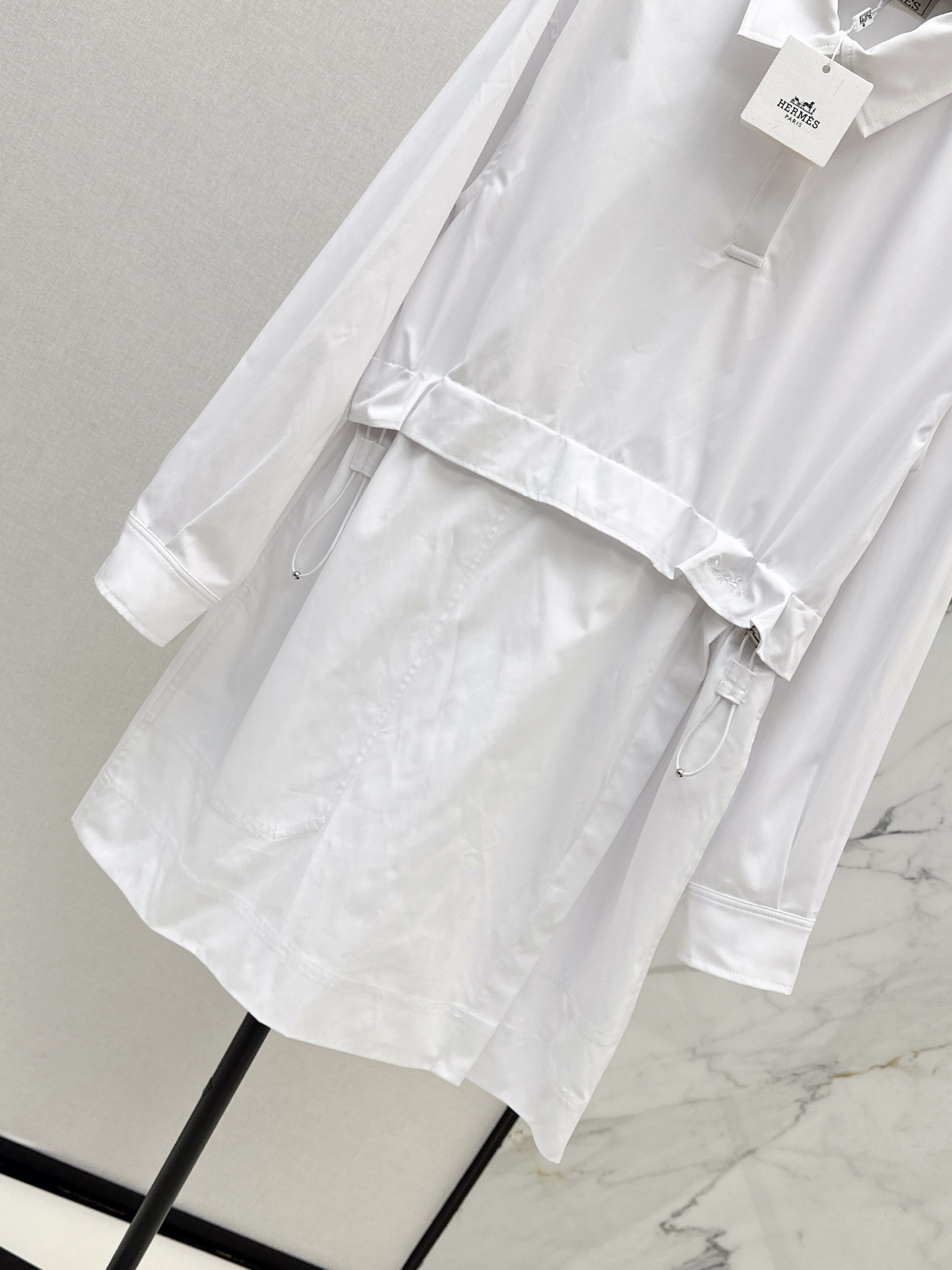 Her 26fw drawstring dress