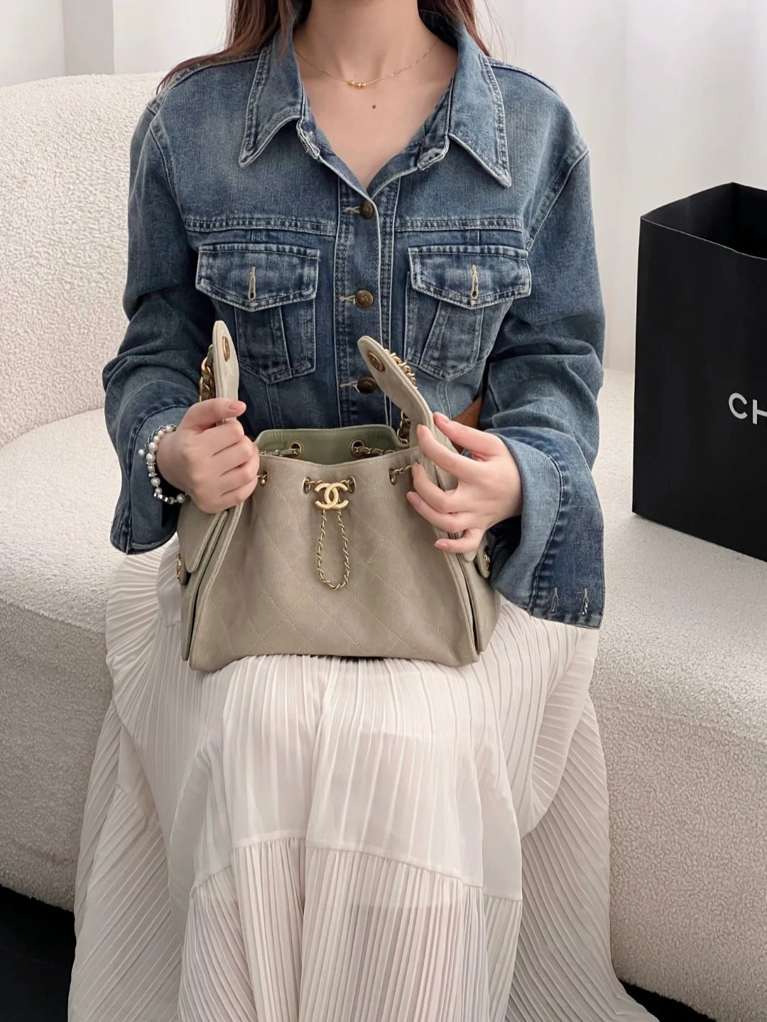 Chan 25C 25bag hobo bags